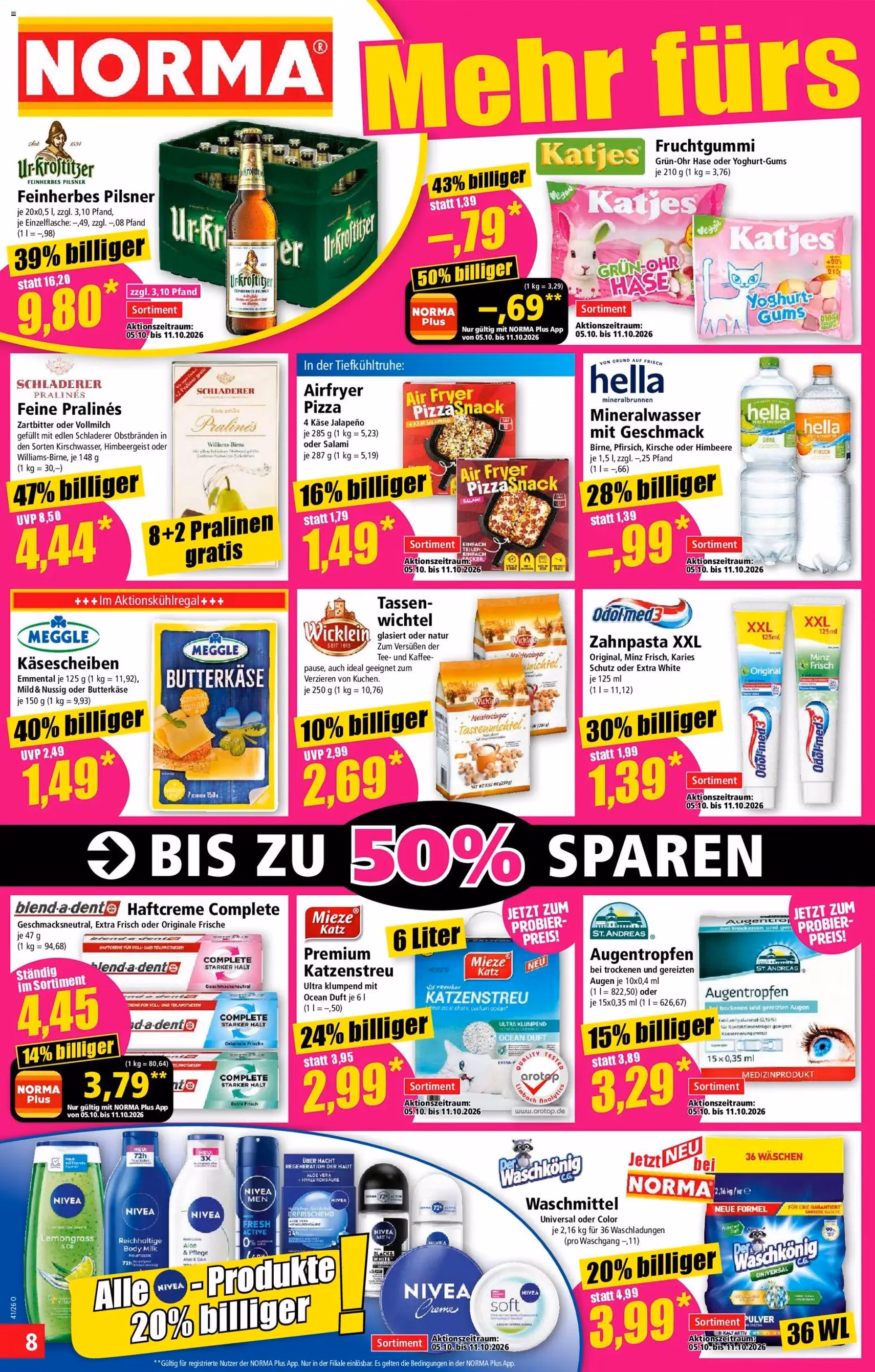 Norma Prospekt - Gültiger Prospekt ab 05.10.2026, Seite 8 von insgesamt 27