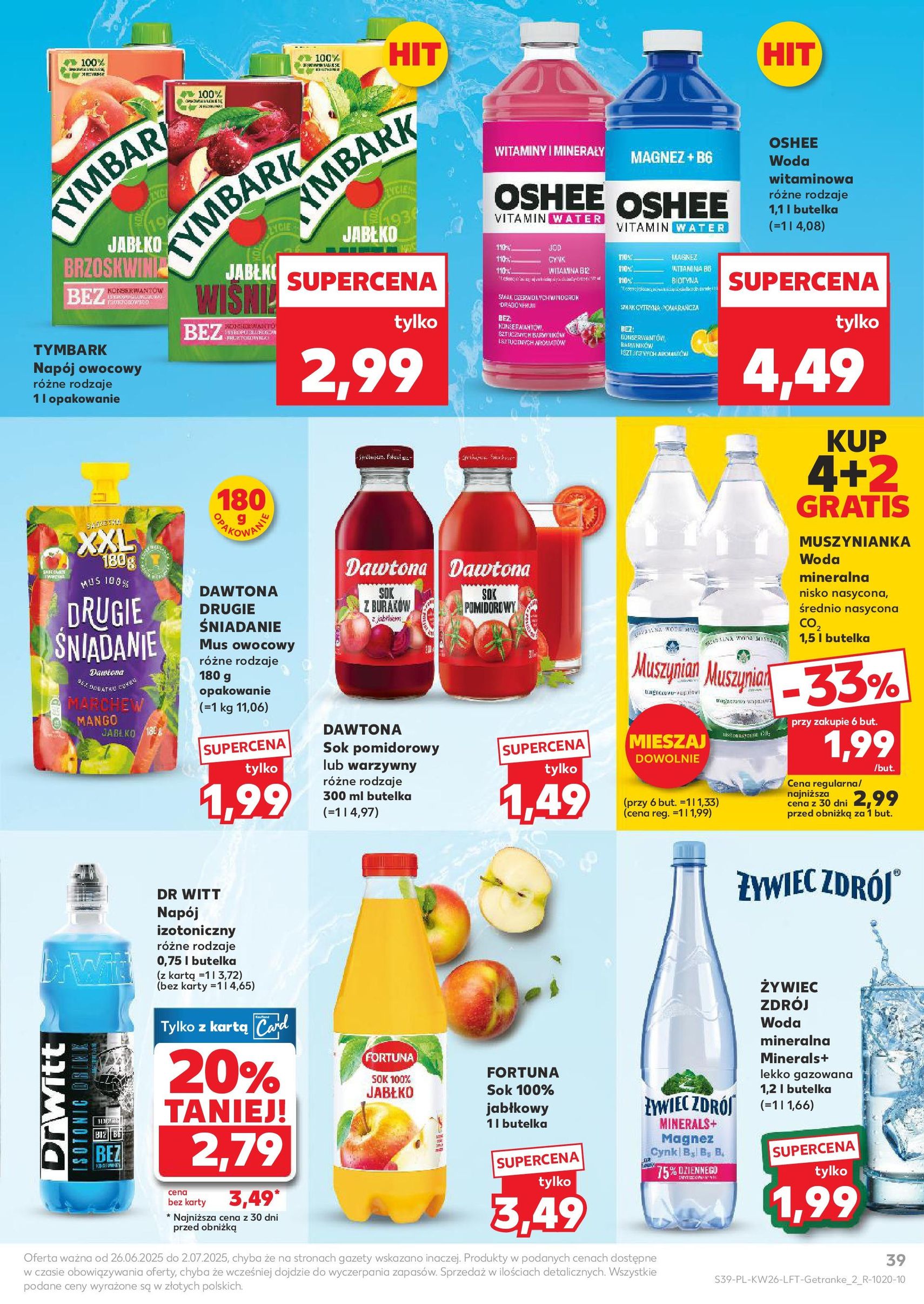 Kaufland gazetka - ważny gazetka od 26.06.2025 strona 39 z 51 Kaufland gazetka - ważny gazetka od 26.06.2025 strona 39 z 51