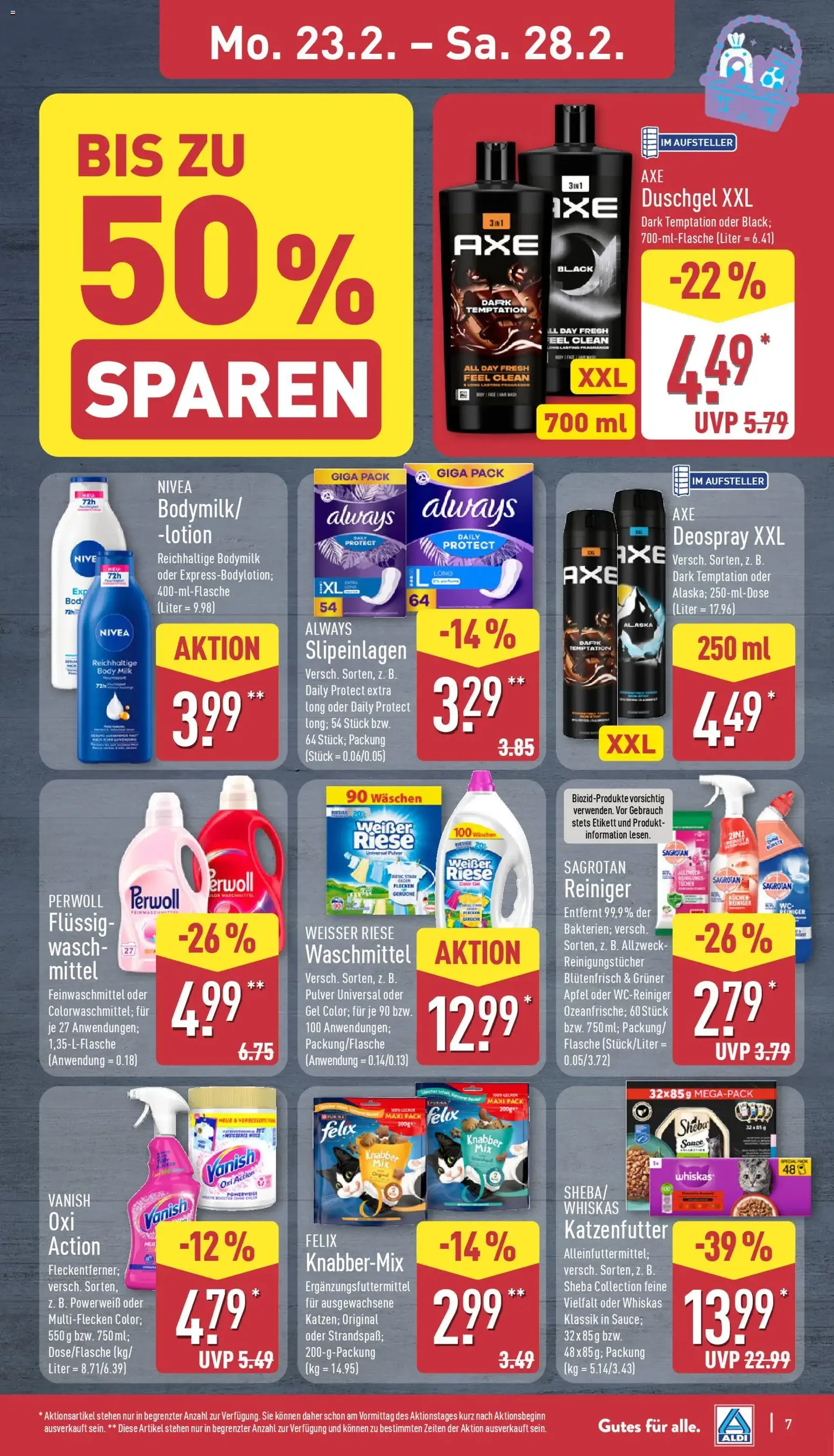 Aldi Prospekt - Gültiger Prospekt ab 23.02.2026, Seite 7 von insgesamt 41