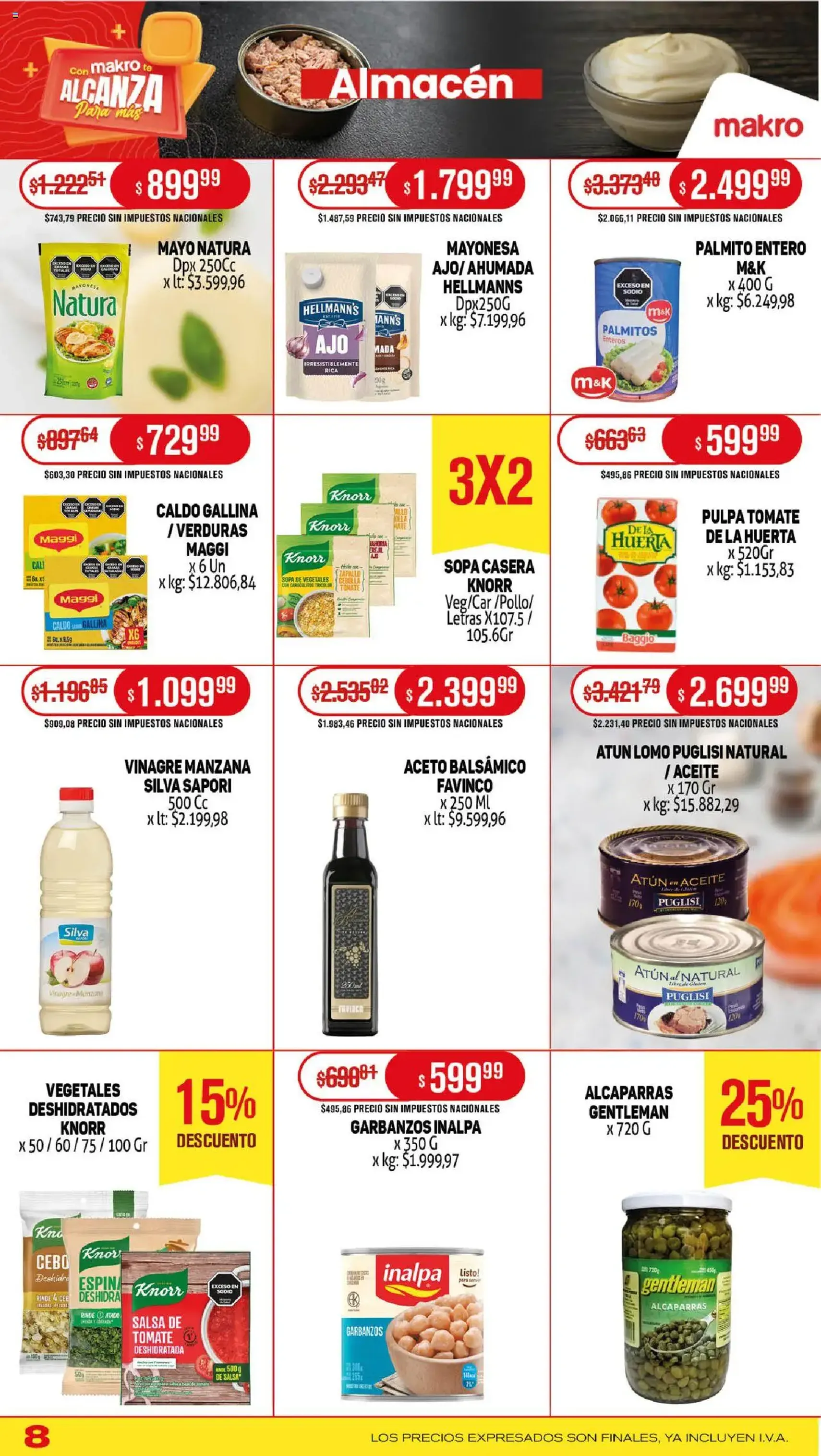 Makro ofertas - folleto válido desde 14/08/2025 página 8 de 20