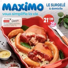 Maximo catalogue - Prévisualisation du catalogue valable à partir du 23/01/2026