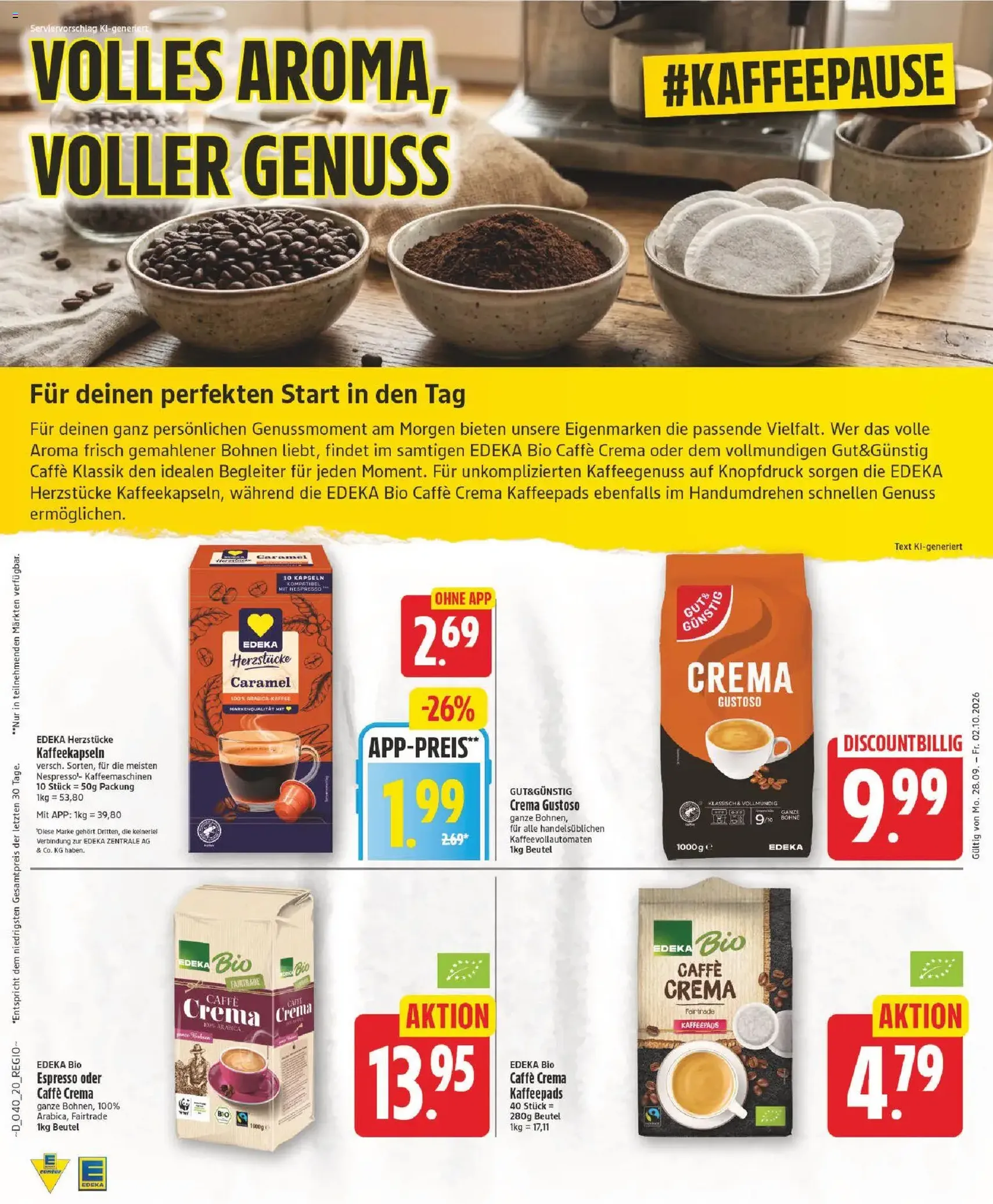 Edeka Prospekt - Gültiger Prospekt ab 28.09.2026, Seite 20 von insgesamt 28