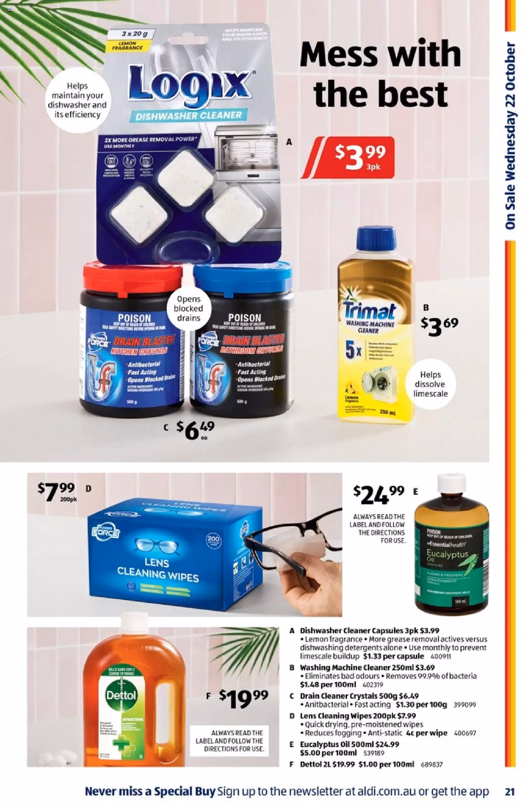Catalogue Aldi - valid flyer from 22/10/2025, page 21 of 38 Catalogue Aldi - valid flyer from 22/10/2025, page 21 of 38