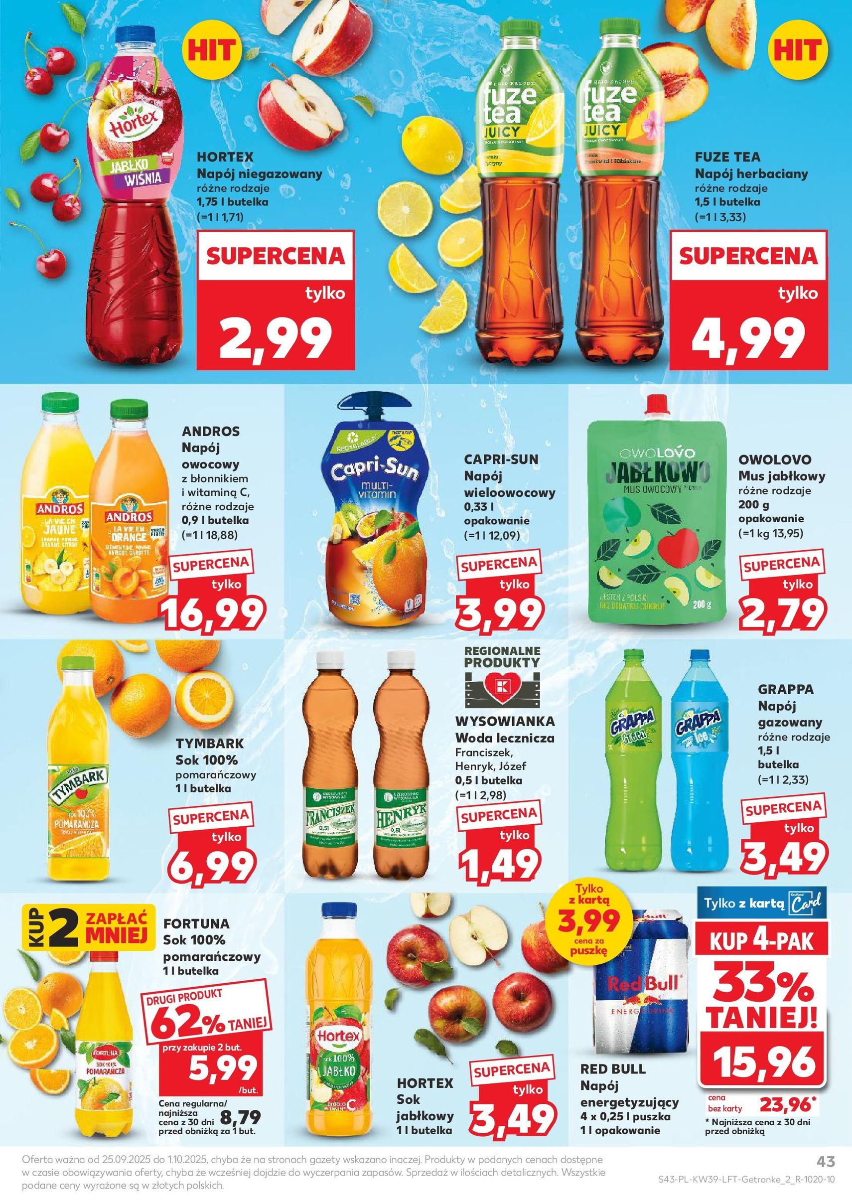 Kaufland gazetka - ważny gazetka od 25.09.2025 strona 43 z 55 Kaufland gazetka - ważny gazetka od 25.09.2025 strona 43 z 55