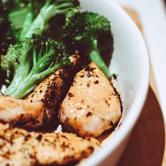 Anteprima ricetta Petto di pollo con crema di broccoli