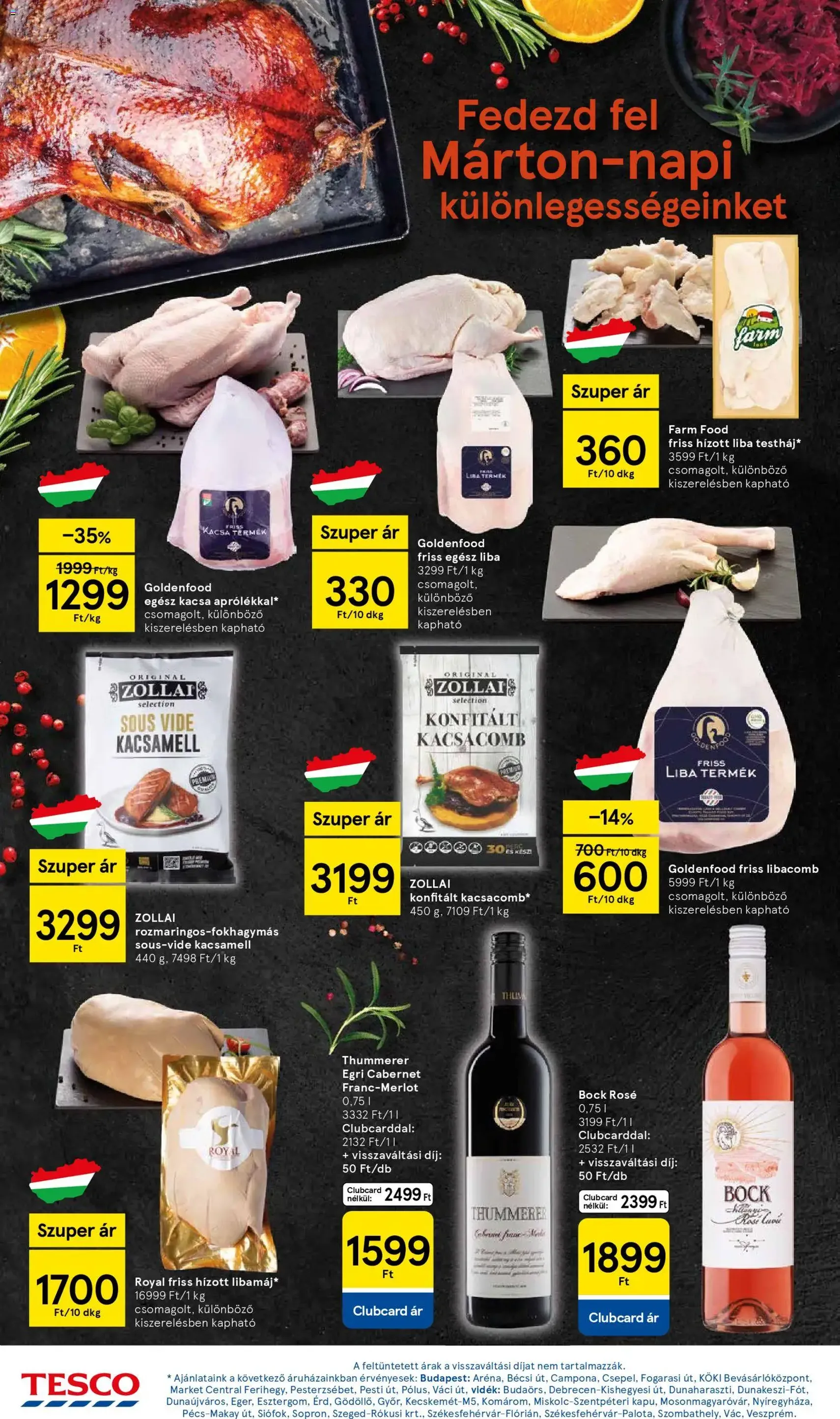 Tesco Hipermarket - Akciós újság - 2025.10.30. érvényes szórólap 10 oldal 32 oldalból Tesco Hipermarket - Akciós újság - 2025.10.30. érvényes szórólap 10 oldal 32 oldalból