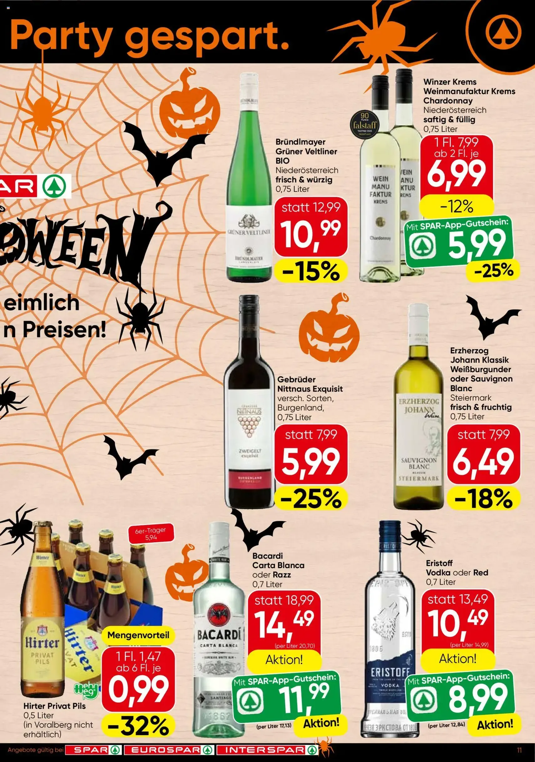 Spar Flugblatt - Gültiger Prospekt ab 22.10.2026, Seite 11 von insgesamt 20