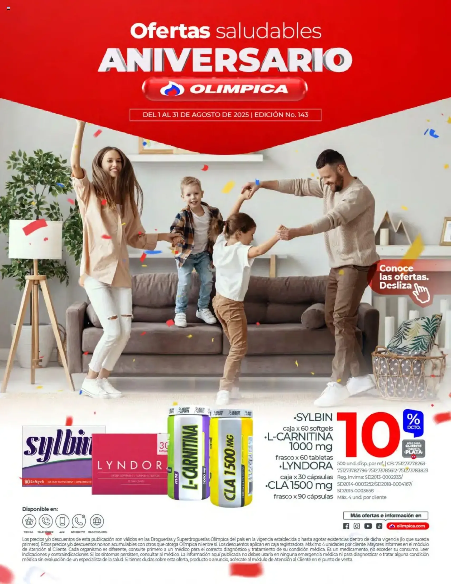 Olímpica - Ofertas Saludables - folleto válido desde 01/08/2025 página 1 de 15