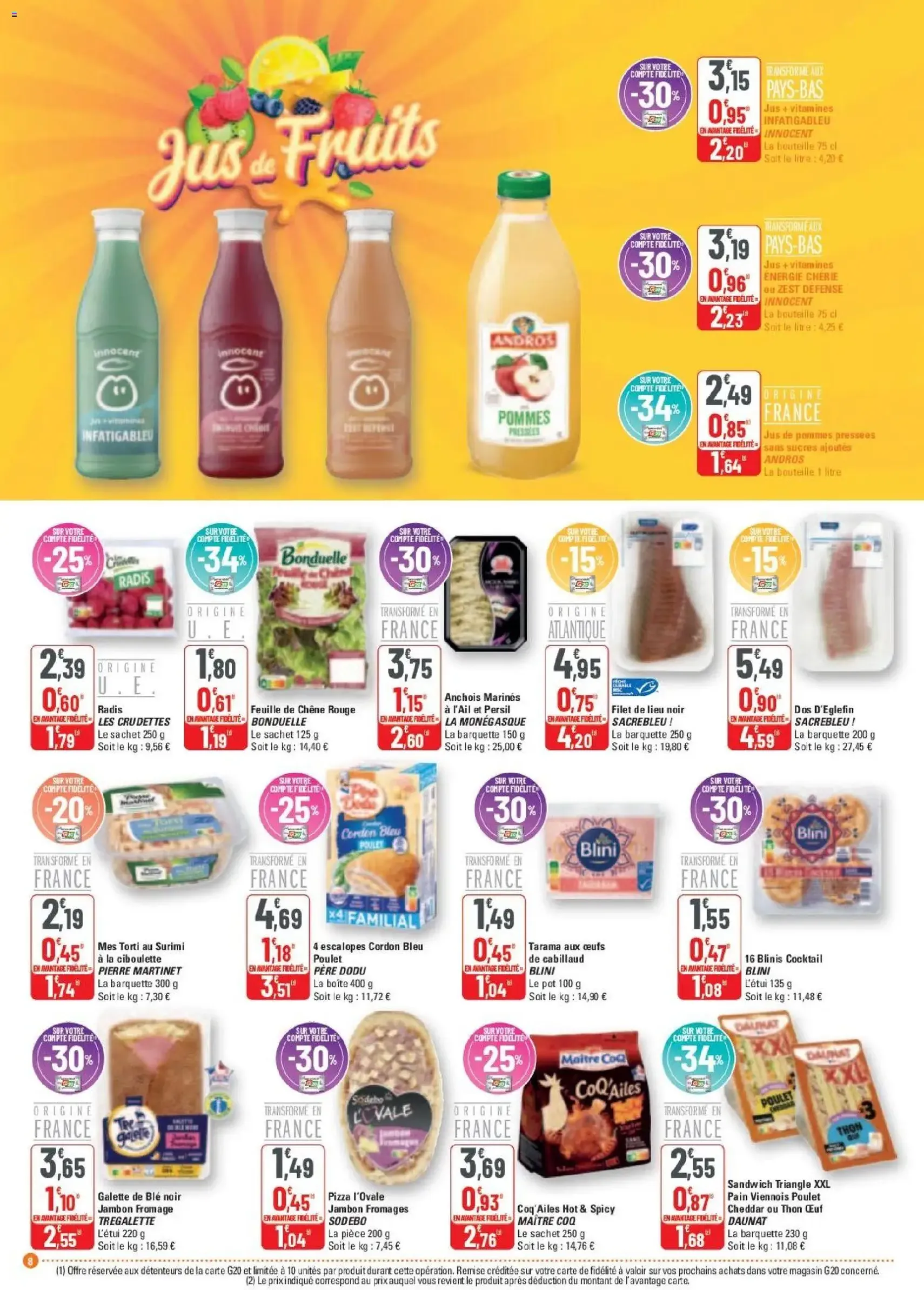 G20 Supermarchés catalogue - brochure valable à partir du 11/02/2026, page 8 sur 20