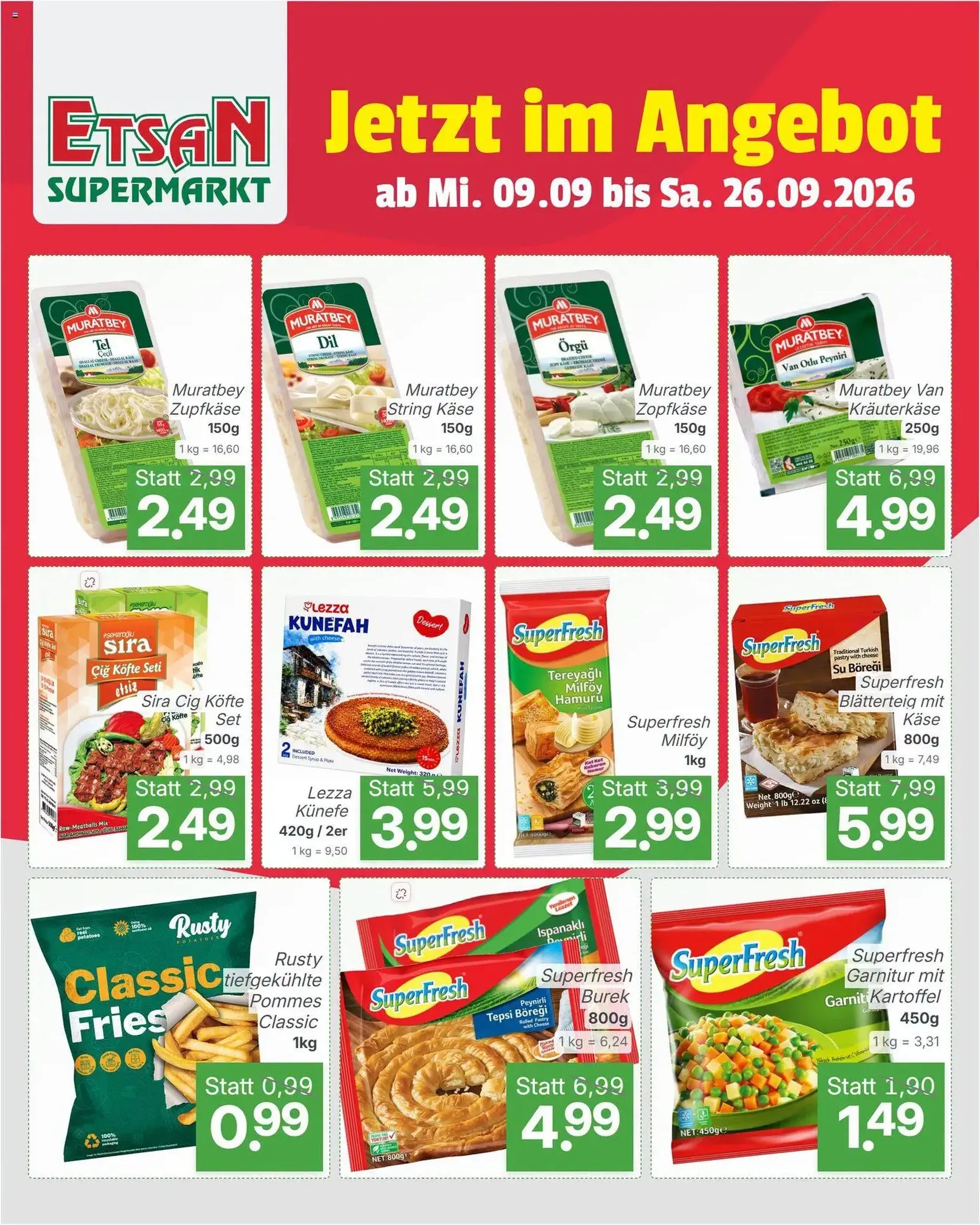 ETSAN Flugblatt - Gültiger Prospekt ab 09.09.2026, Seite 2 von insgesamt 5
