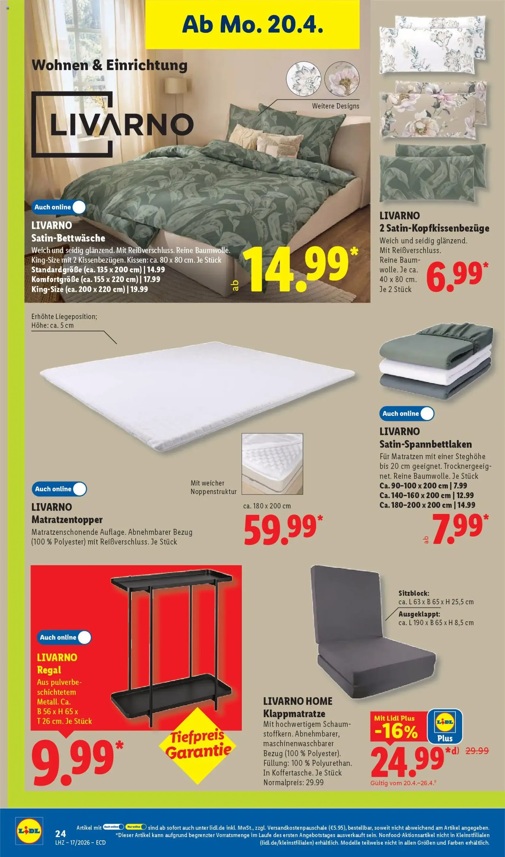 Lidl Prospekt - Gültiger Prospekt ab 20.04.2026, Seite 40 von insgesamt 68