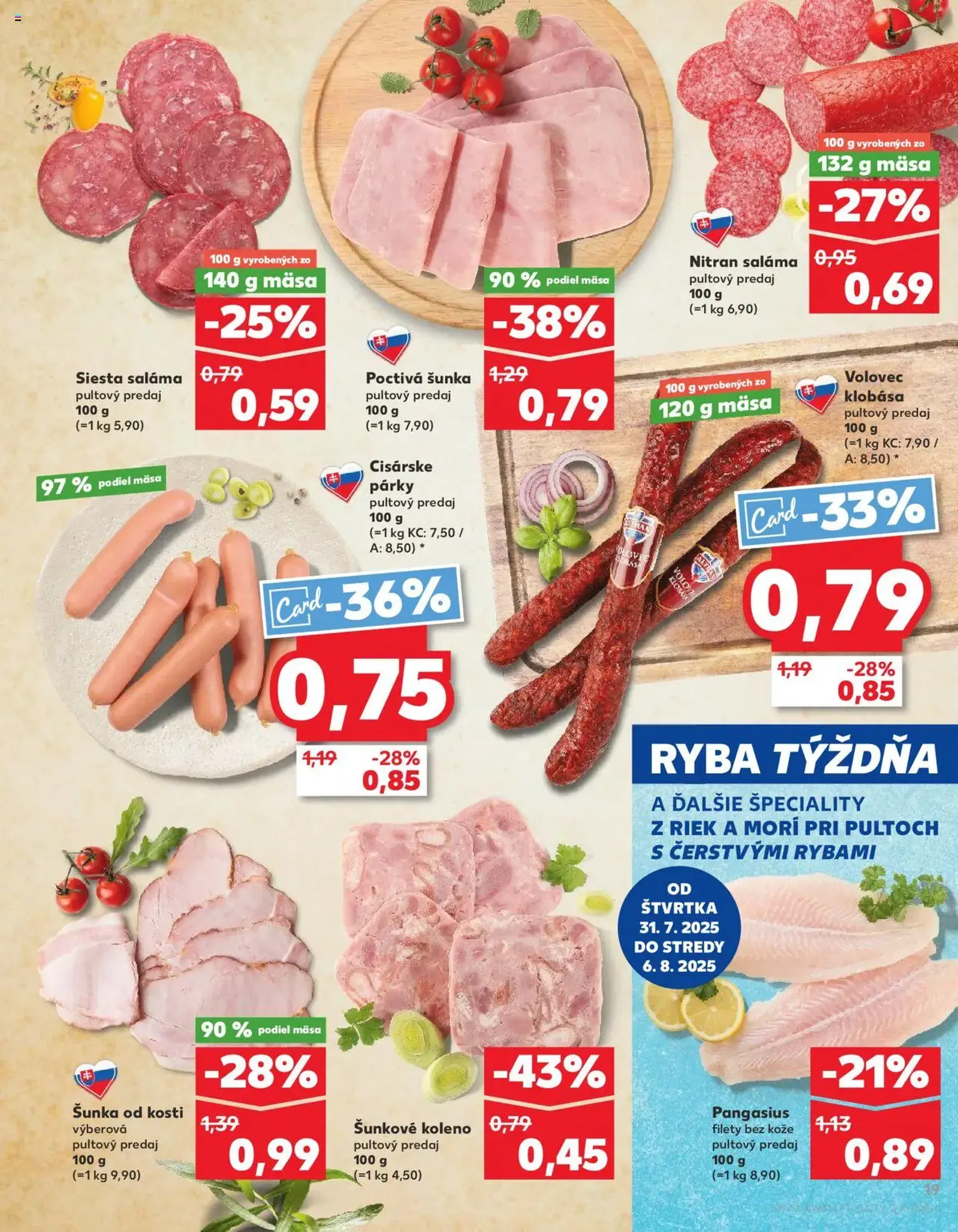 Kaufland Bratislava-Dúbravka - platný leták od 31.07.2025 strana 19 z 76