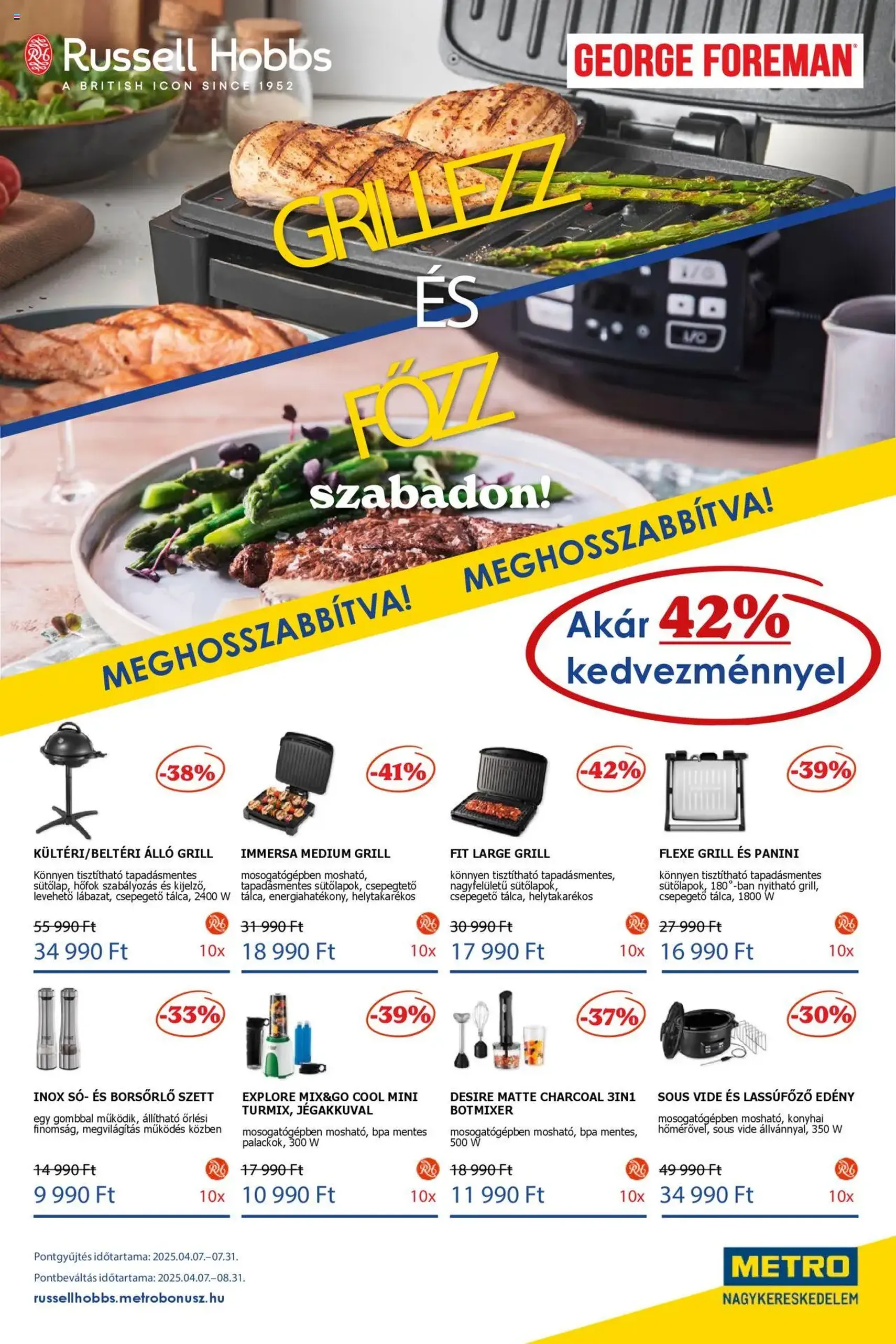 Metro - Élelmiszer és Szezonális Ajánlataink Kiskereskedőknek 2025/08 - 2025.08.01. érvényes szórólap 30 oldal 30 oldalból