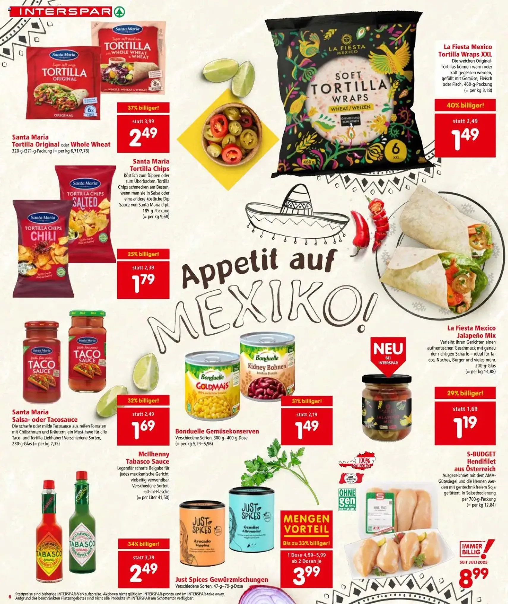 Interspar Flugblatt - Gültiger Prospekt ab 07.08.2025, Seite 6 von insgesamt 16