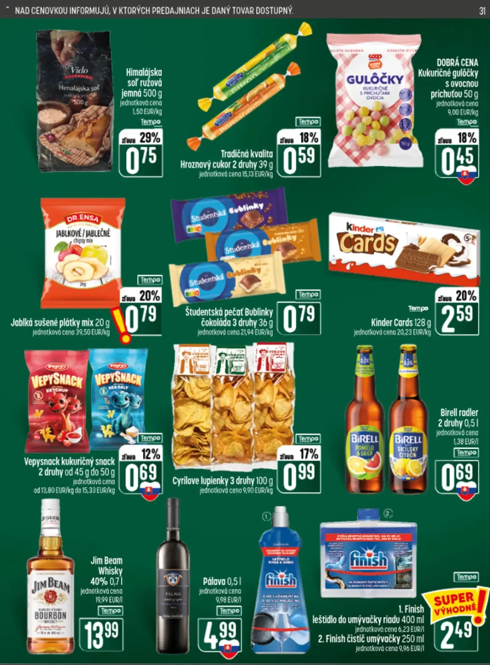 COOP Jednota leták - platný leták od 10.09.2026 strana 31 z 32