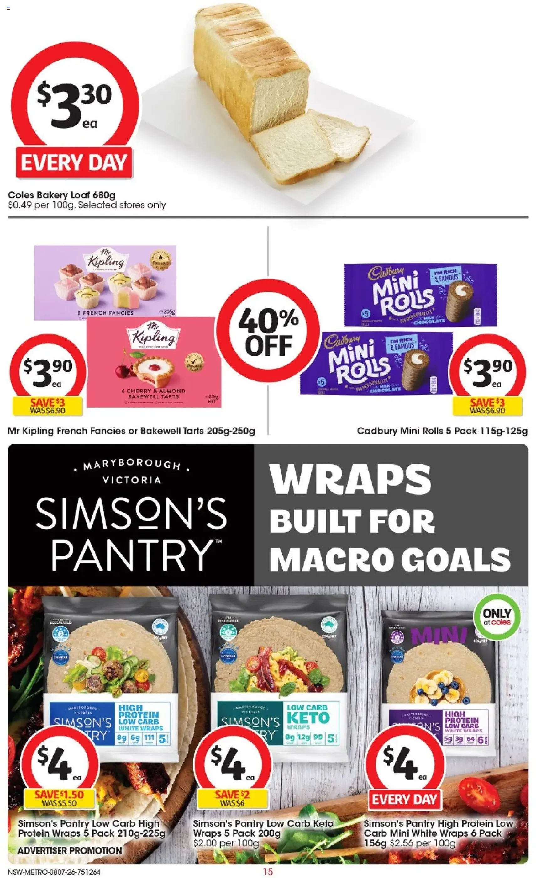 Coles catalogue - valid flyer from 08/07/2026, page 15 of 50