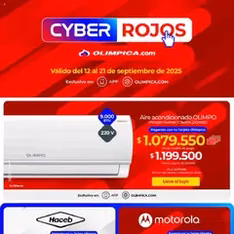 Vista previa del folleto Olímpica - Cyber Rojos válido desde 12/09/2025