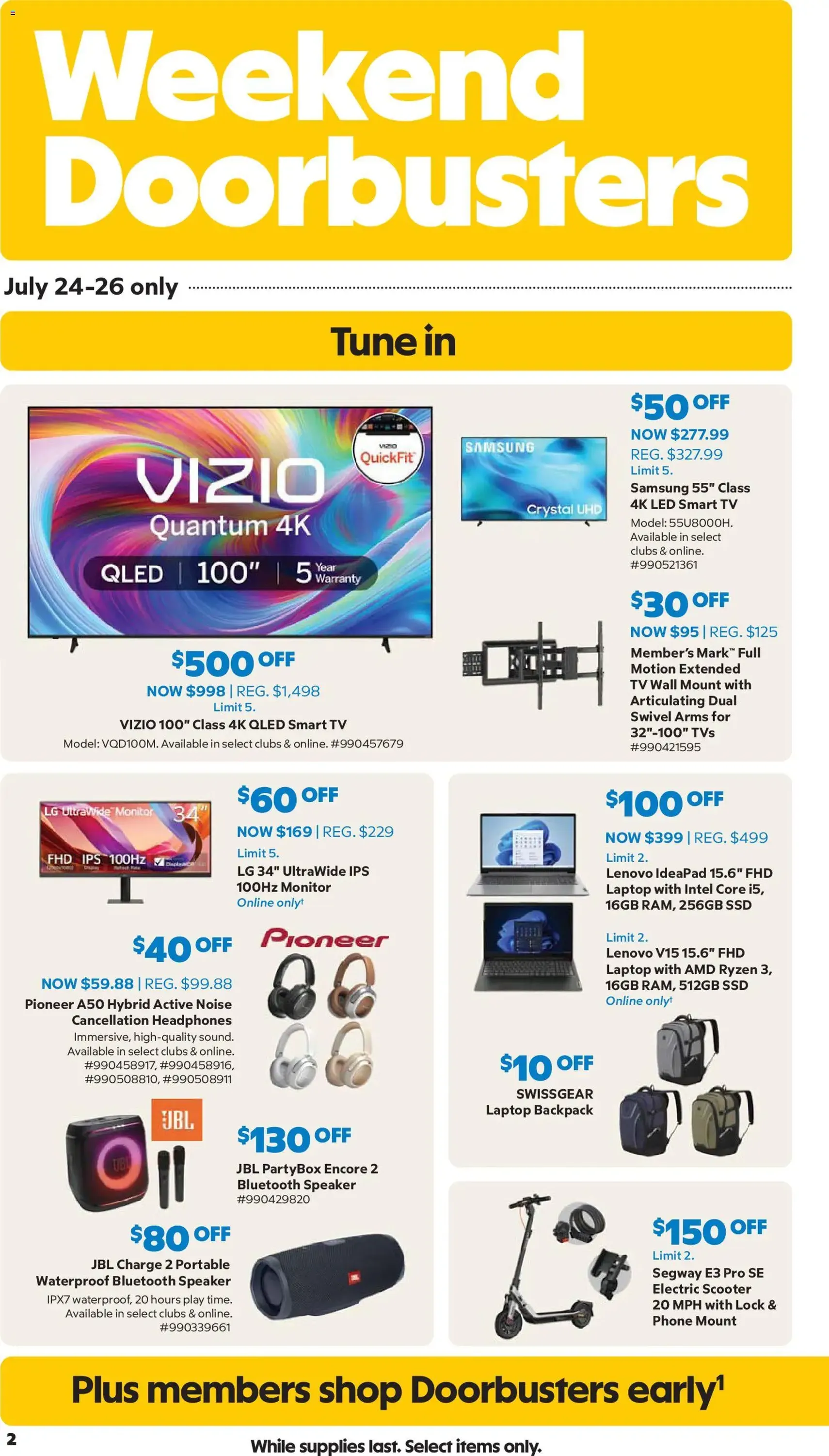Sam's Club Instant Savings Book July 2026 - valid flyer from 07/22/2026, page 2 of 44