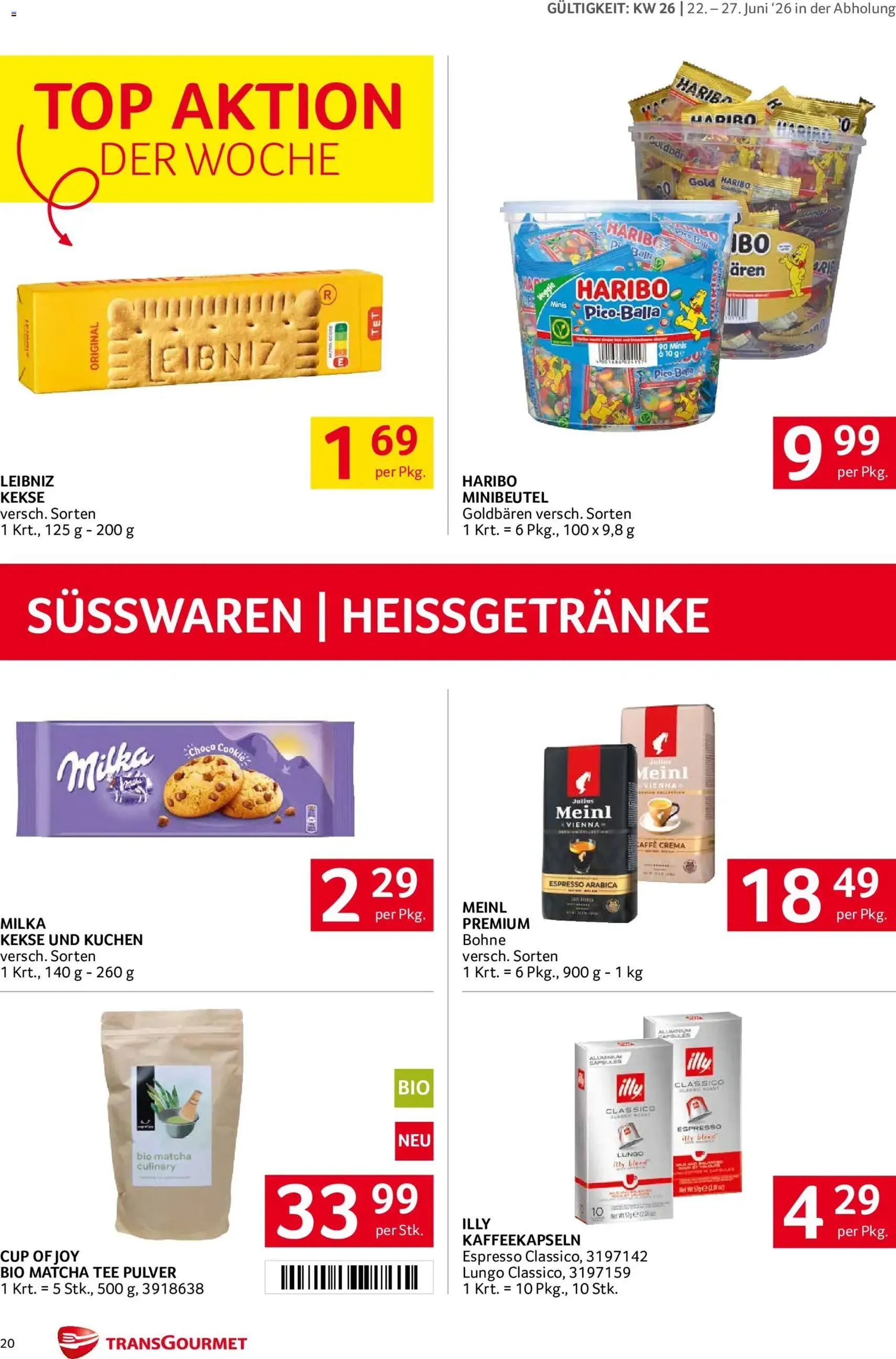 Transgourmet Flugblatt - Gültiger Prospekt ab 22.06.2026, Seite 19 von insgesamt 31