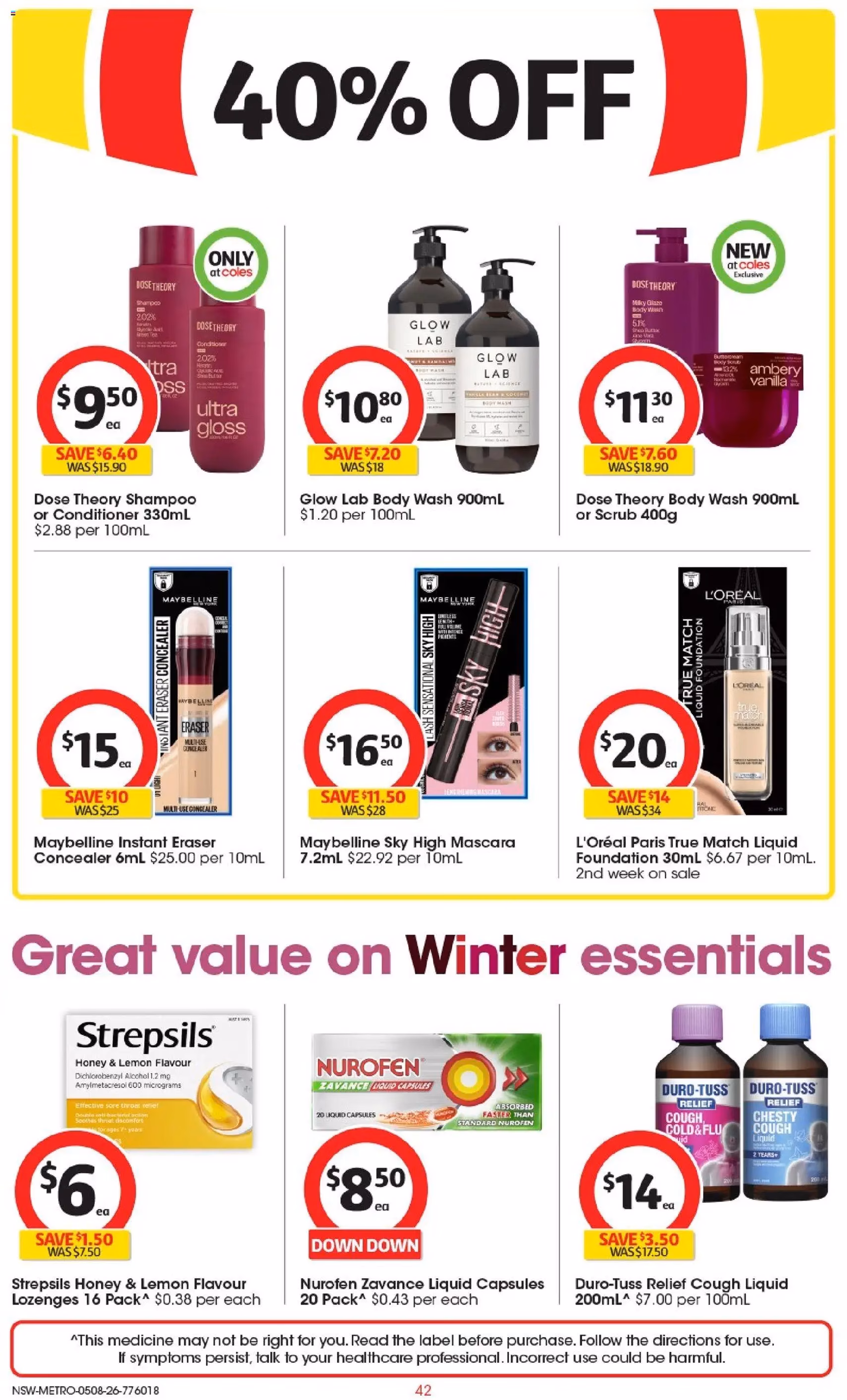 Coles catalogue - valid flyer from 04/08/2026, page 42 of 52