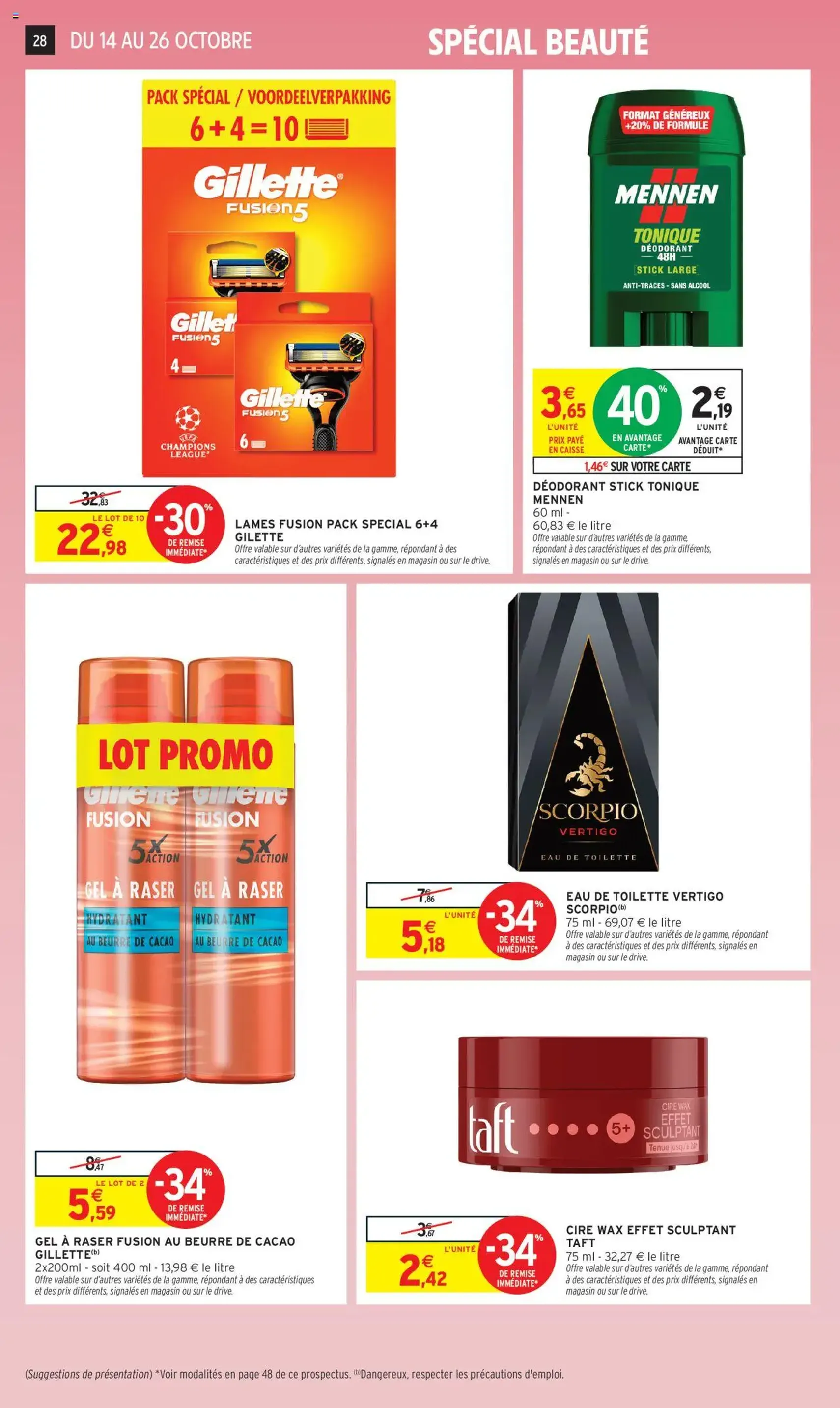 Intermarché catalogue semaine 42 - brochure valable à partir du 14/10/2025, page 28 sur 52