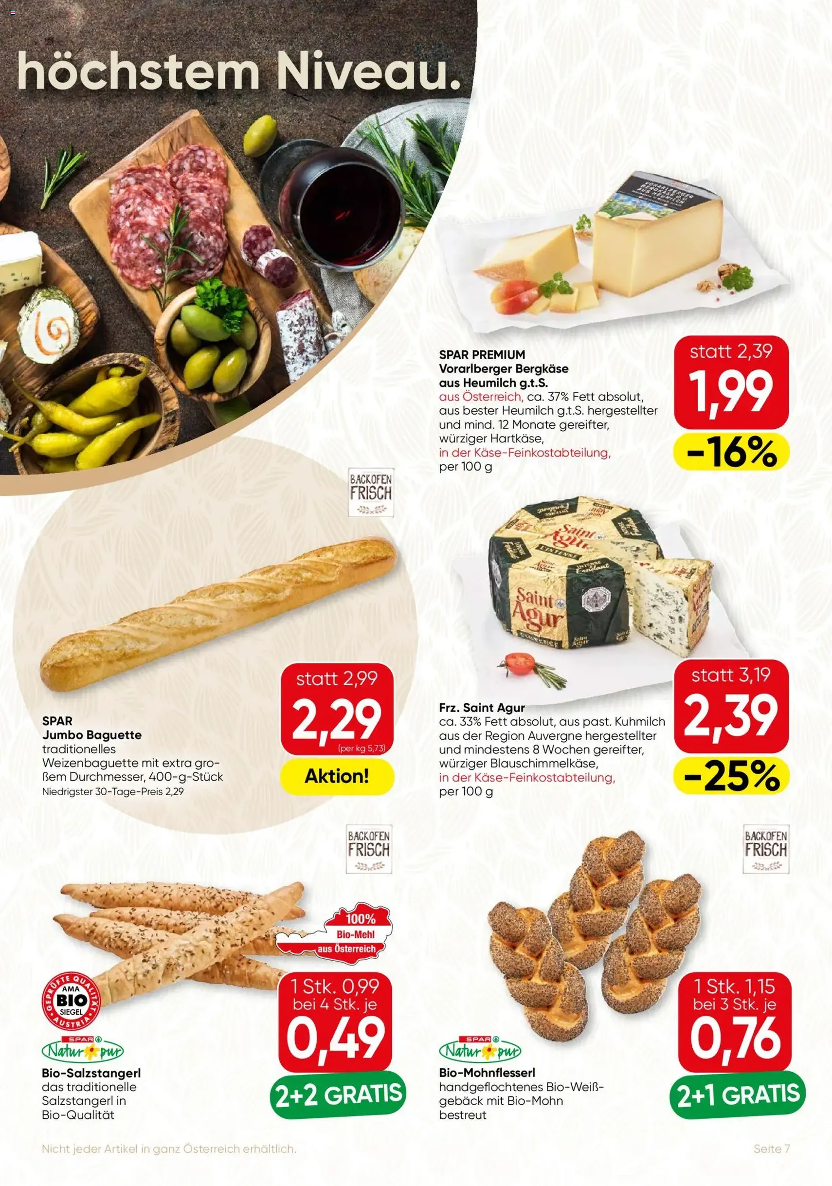 SPAR Gourmet Flugblatt - Gültiger Prospekt ab 20.11.2025, Seite 7 von insgesamt 12
