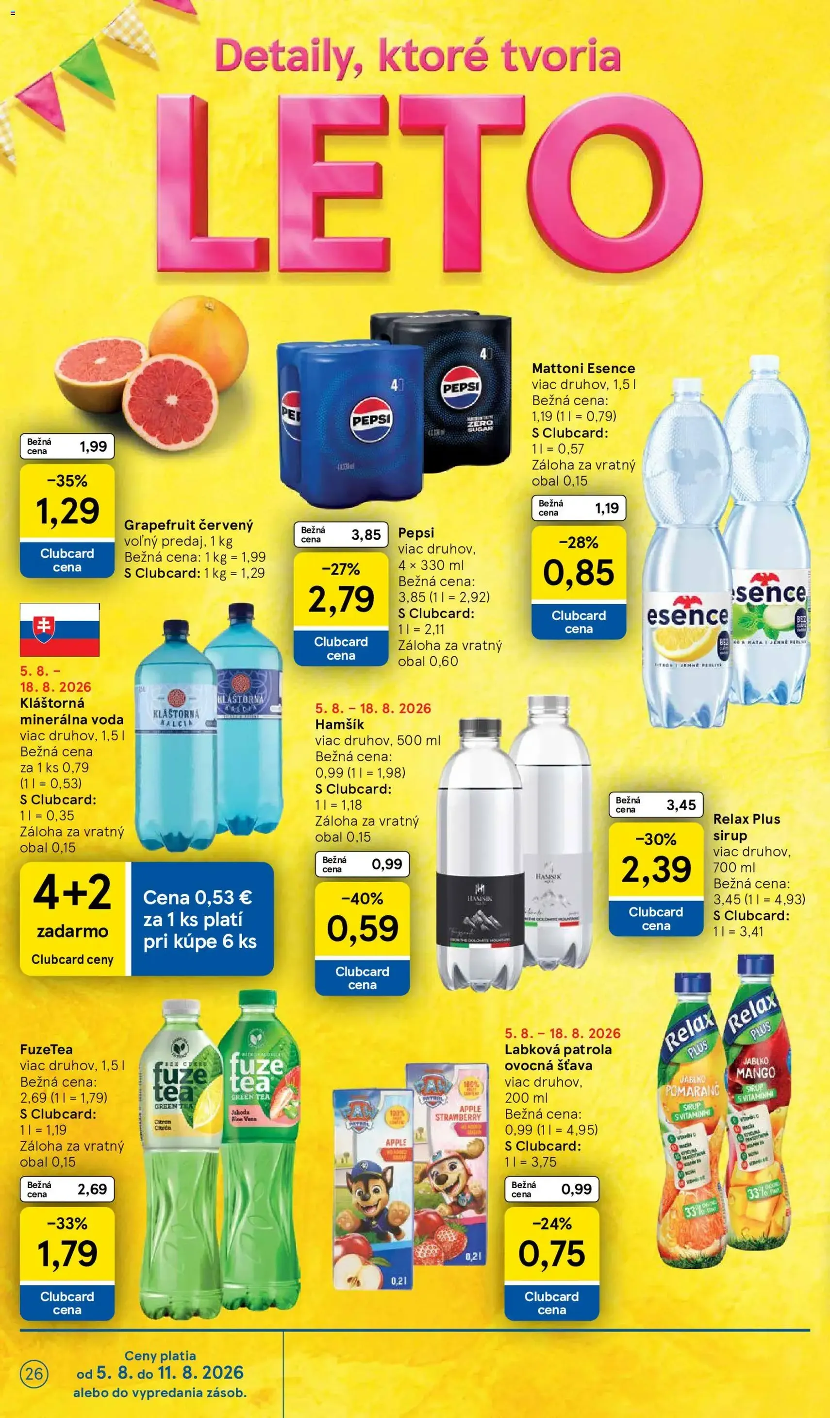 Tesco Hypermarket - leták - platný leták od 05.08.2026 strana 26 z 52