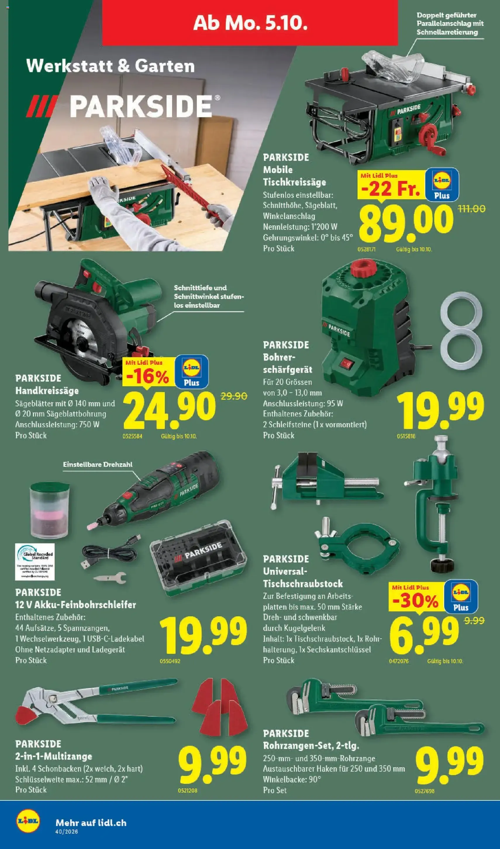 Lidl aktionen - Gültiger Prospekt ab 01.10.2026, Seite 30 von insgesamt 35