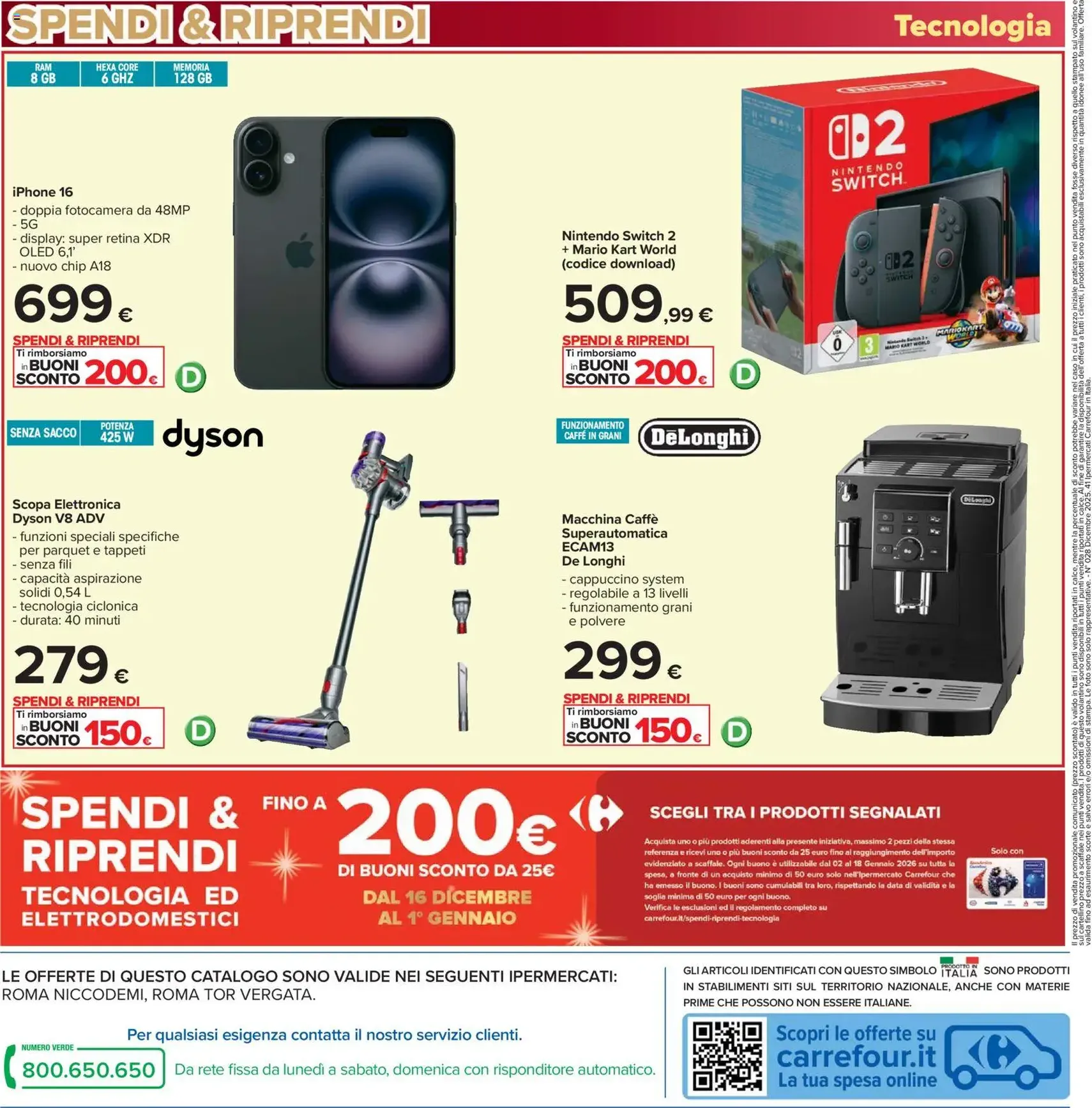 Volantino Carrefour - volantino valido dal 16/12/2025 pagina 54 di 54
