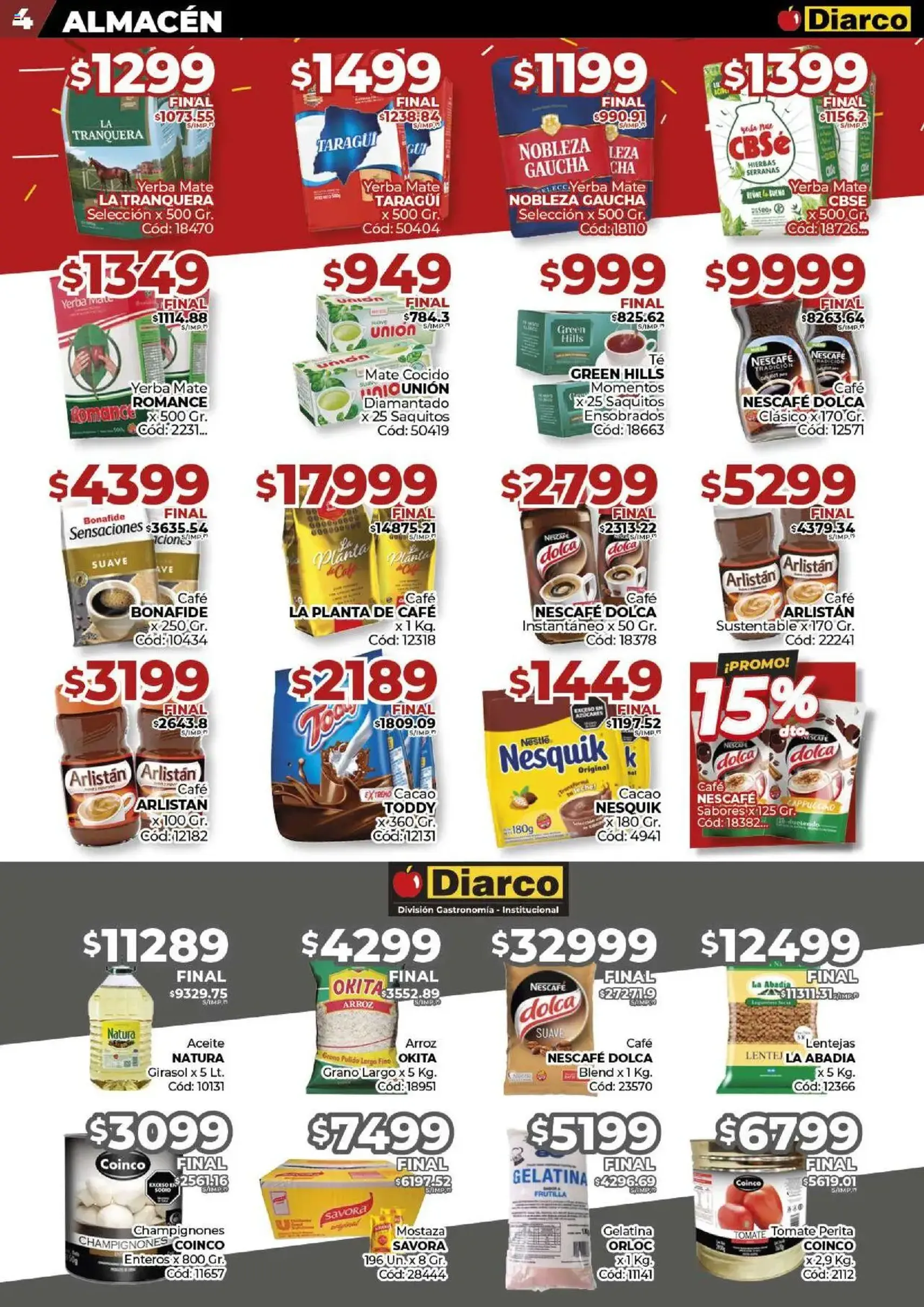 Diarco ofertas - folleto válido desde 04/08/2025 página 4 de 21