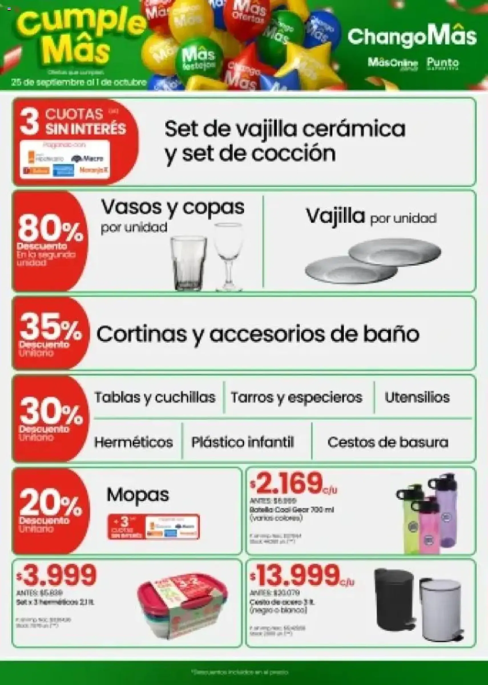 Changomas ofertas - folleto válido desde 25/09/2025 página 11 de 17