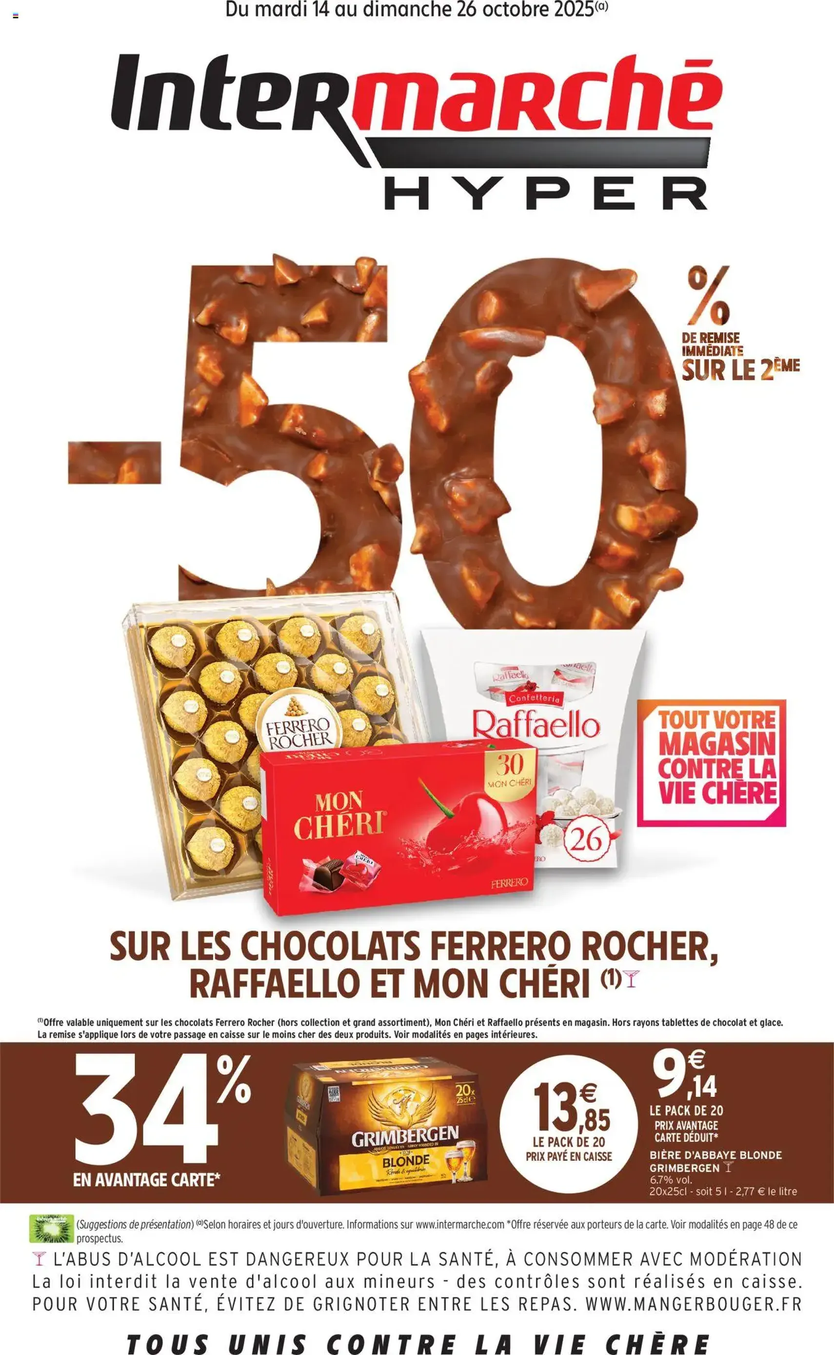 Intermarché catalogue semaine 42 - brochure valable à partir du 14/10/2025, page 1 sur 52