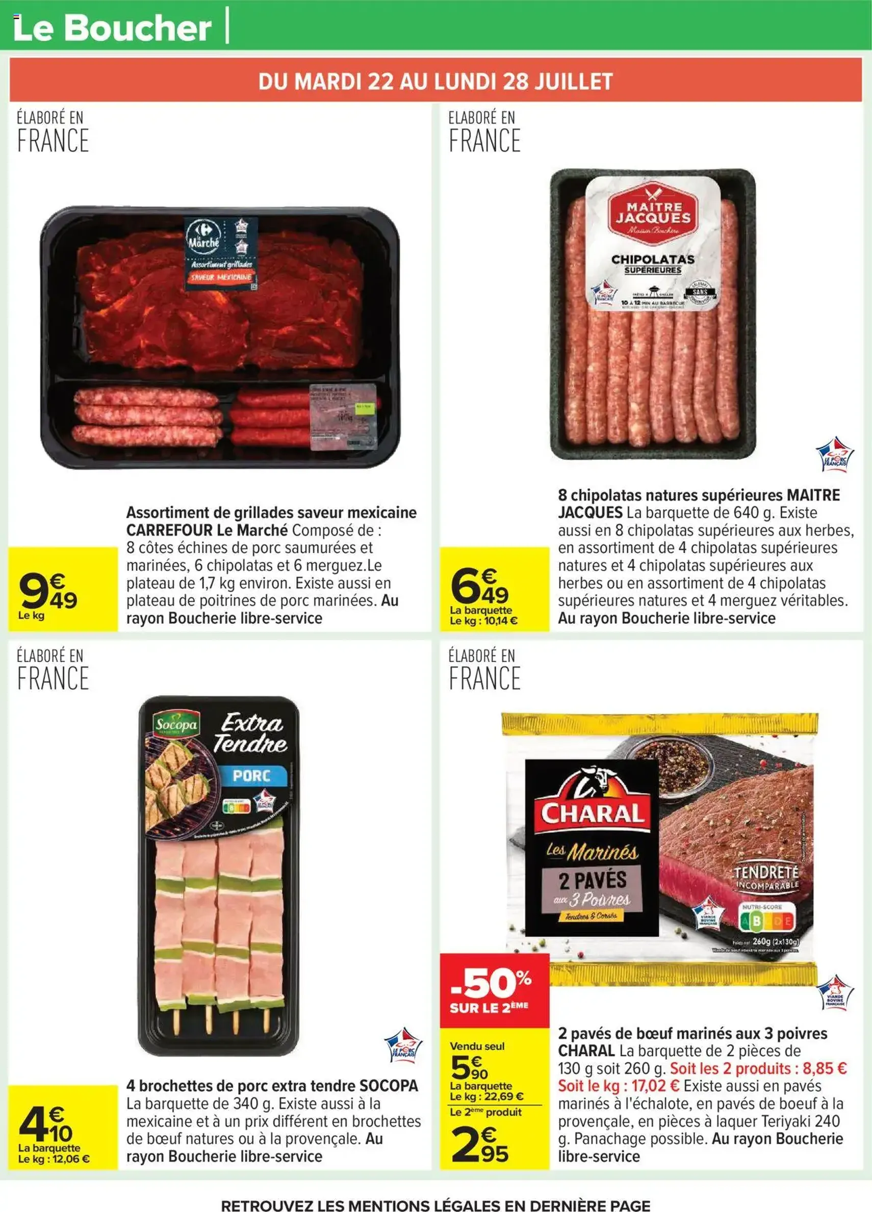 Carrefour catalogue semaine 30 - brochure valable à partir du 22/07/2025, page 20 sur 108 Carrefour catalogue semaine 30 - brochure valable à partir du 22/07/2025, page 20 sur 108