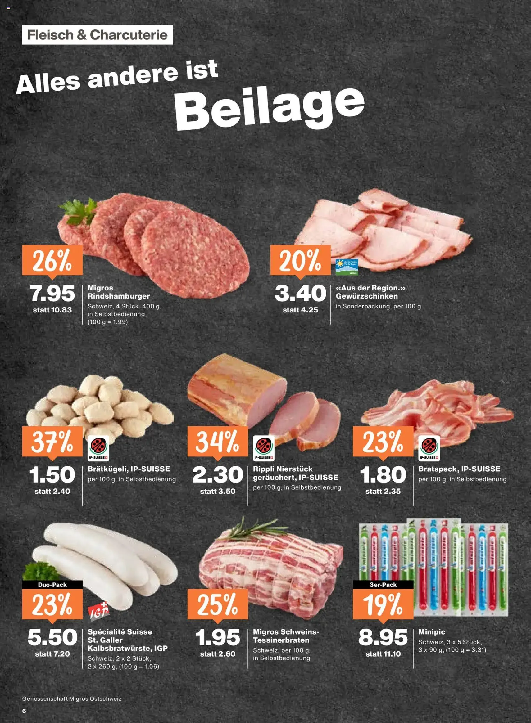 Migros aktionen - Gültiger Prospekt ab 16.04.2026, Seite 6 von insgesamt 24