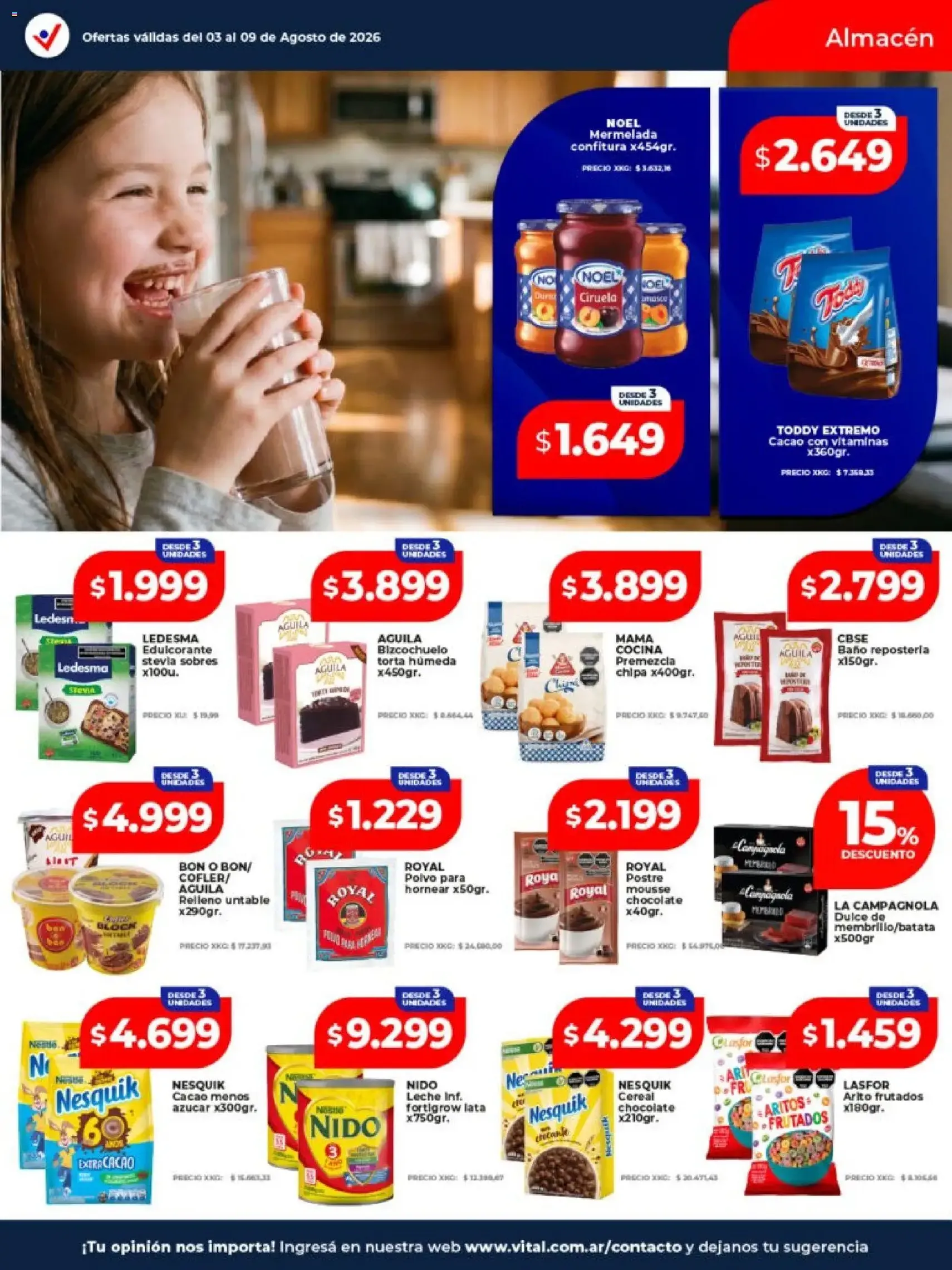 Vital - Ofertas - folleto válido desde 03/08/2026 página 18 de 26