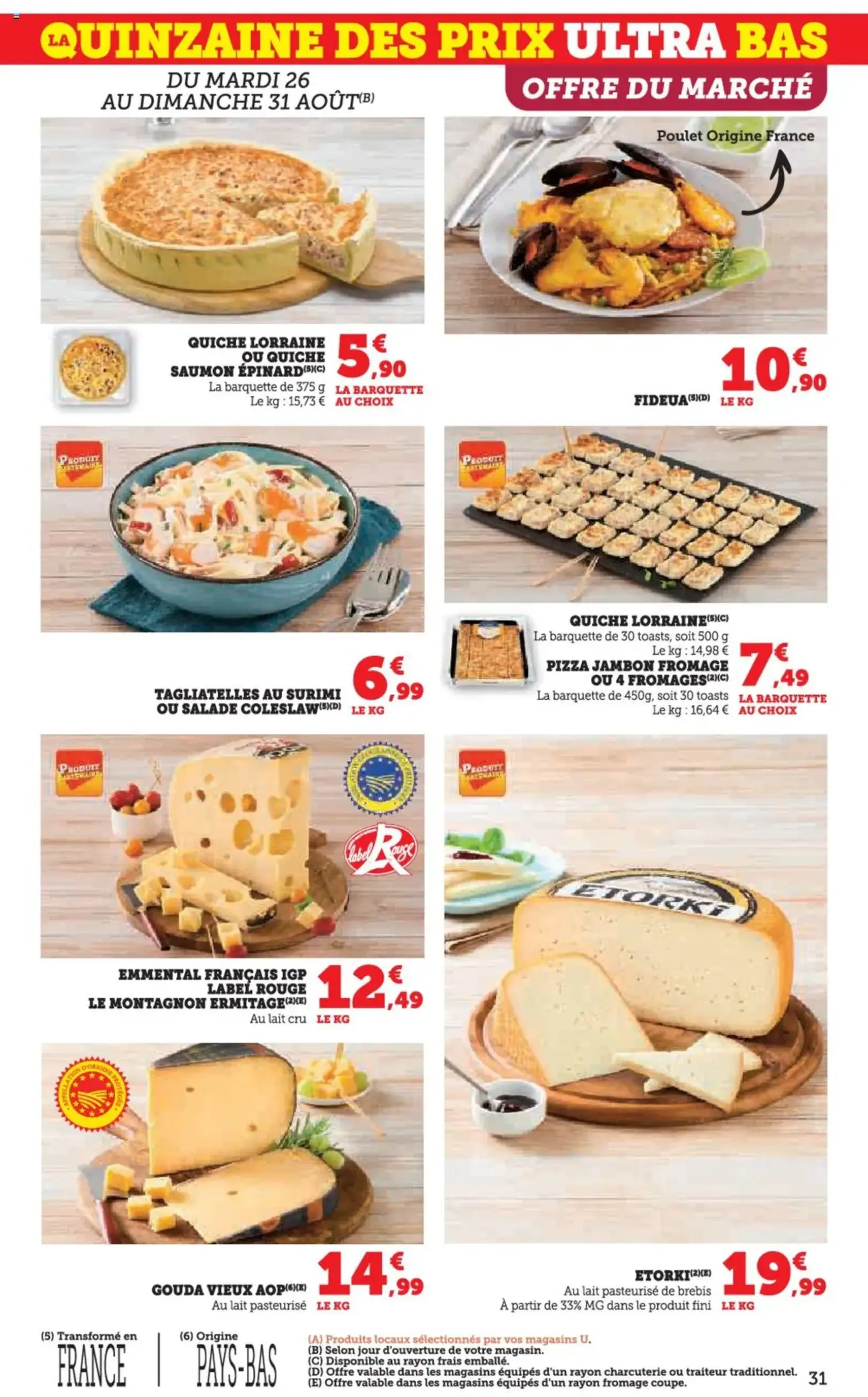 Super U catalogue - brochure valable à partir du 26/08/2025, page 31 sur 44 Super U catalogue - brochure valable à partir du 26/08/2025, page 31 sur 44