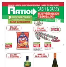 Ratio leták - náhled letáku platný od 01.11.2025