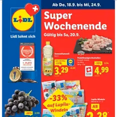 Lidl Aktionen - Prospekt Vorschau gültig ab 18.09.2025