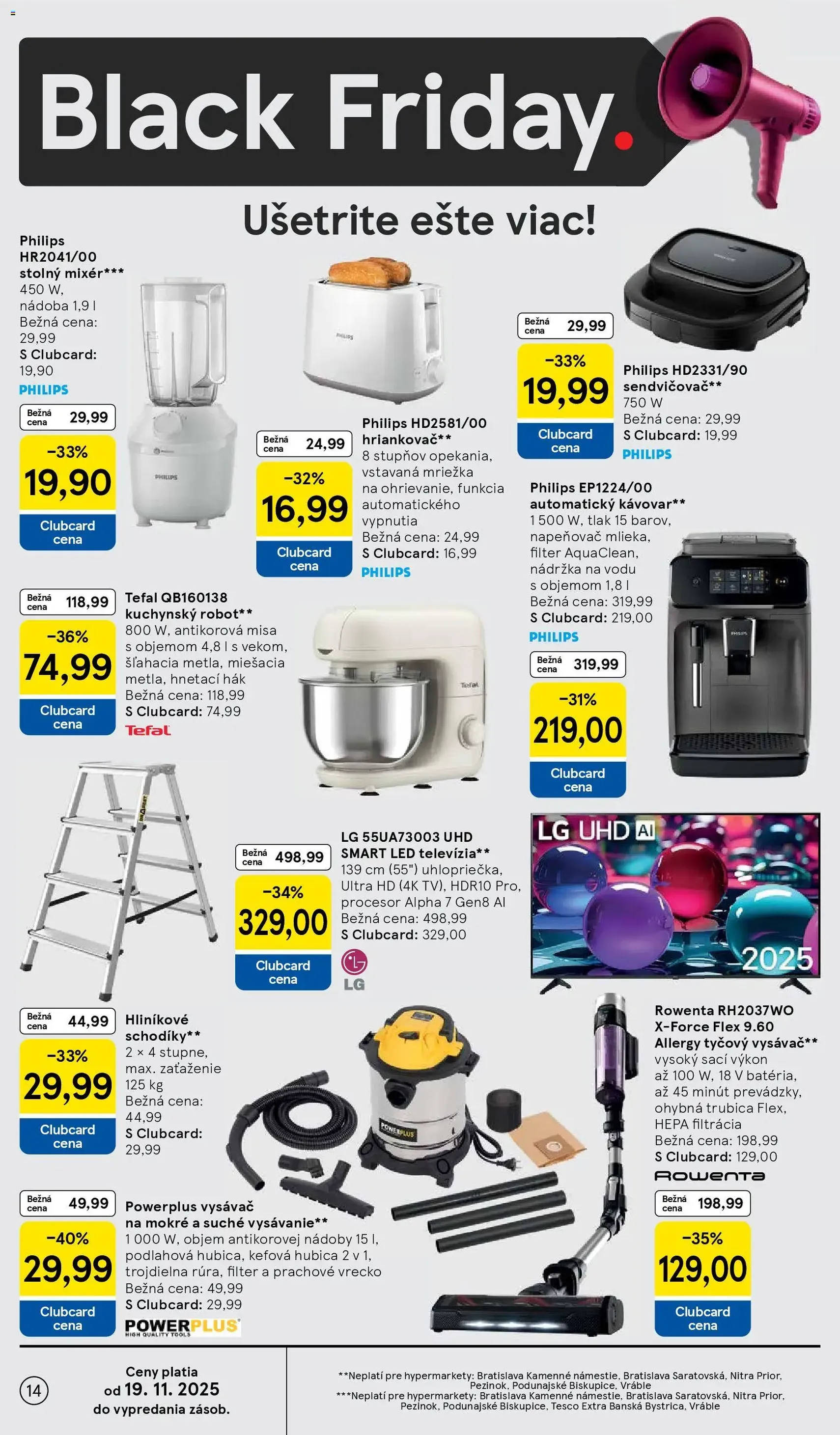 Tesco - Black Friday - platný leták od 19.11.2025 strana 14 z 48