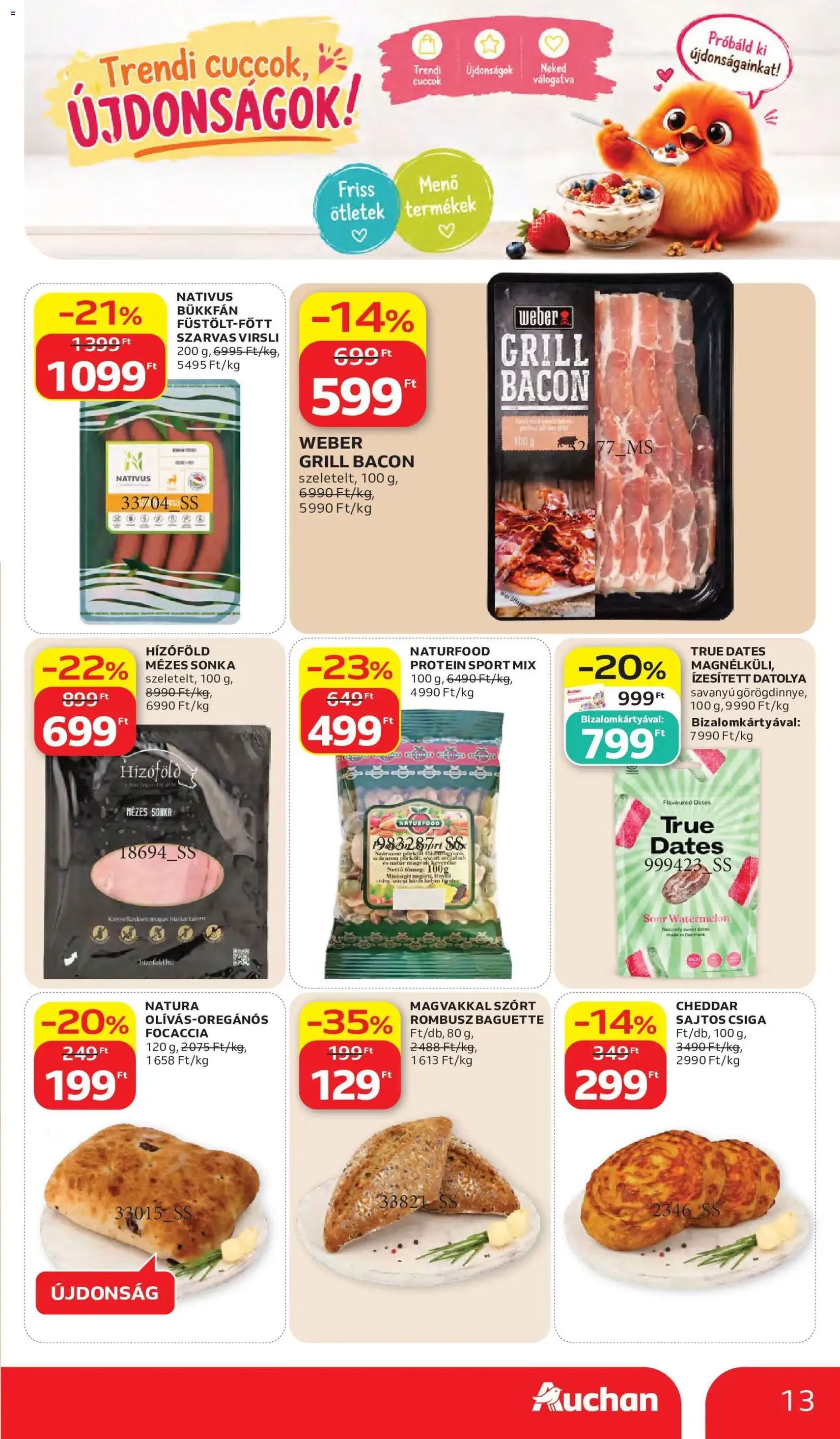 Auchan akciós újság - 2026.05.28. érvényes szórólap 13 oldal 58 oldalból