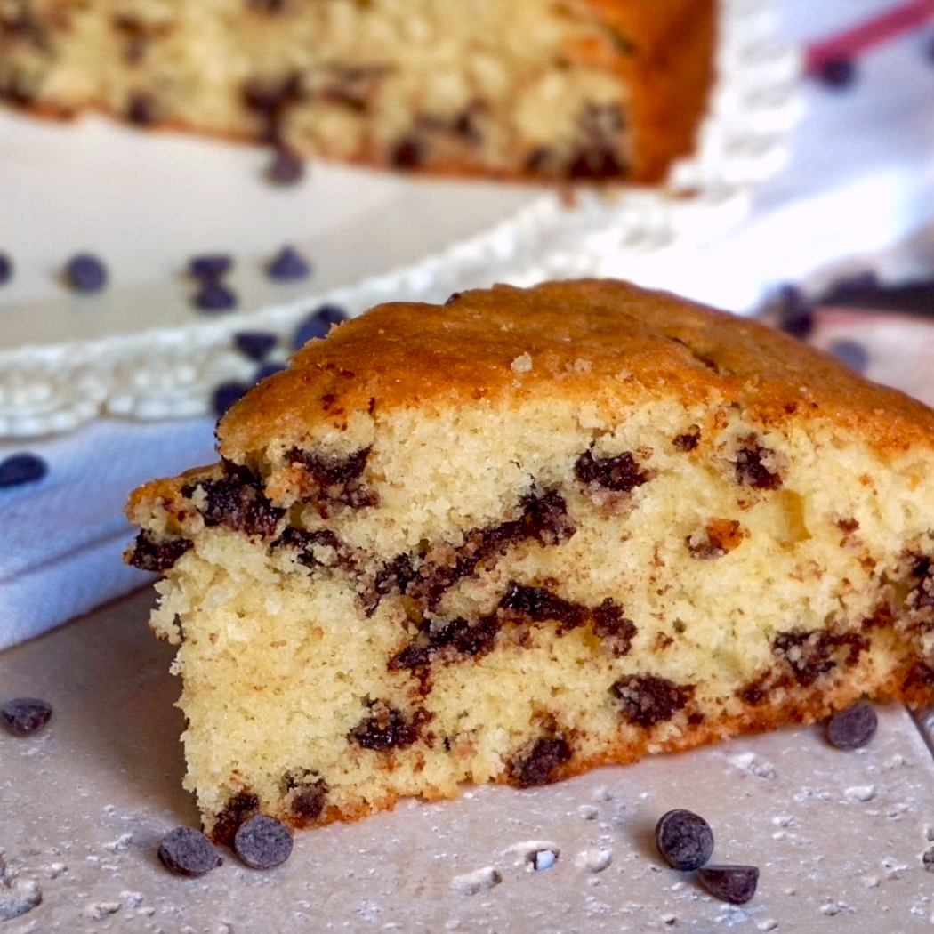 Ciambella con gocce di cioccolato