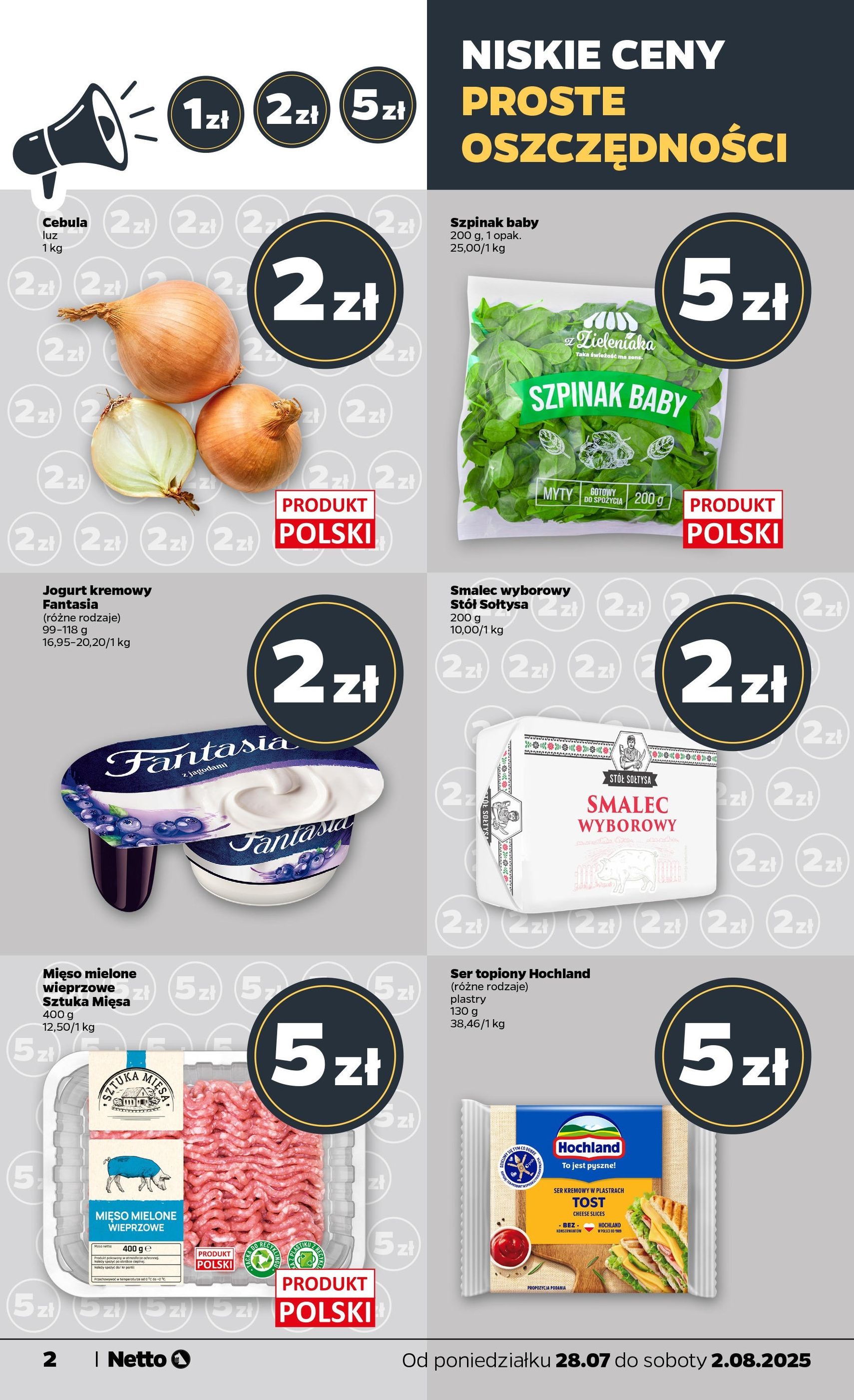 Netto gazetka - Spożywcza - ważny gazetka od 28.07.2025 strona 2 z 31 Netto gazetka - Spożywcza - ważny gazetka od 28.07.2025 strona 2 z 31