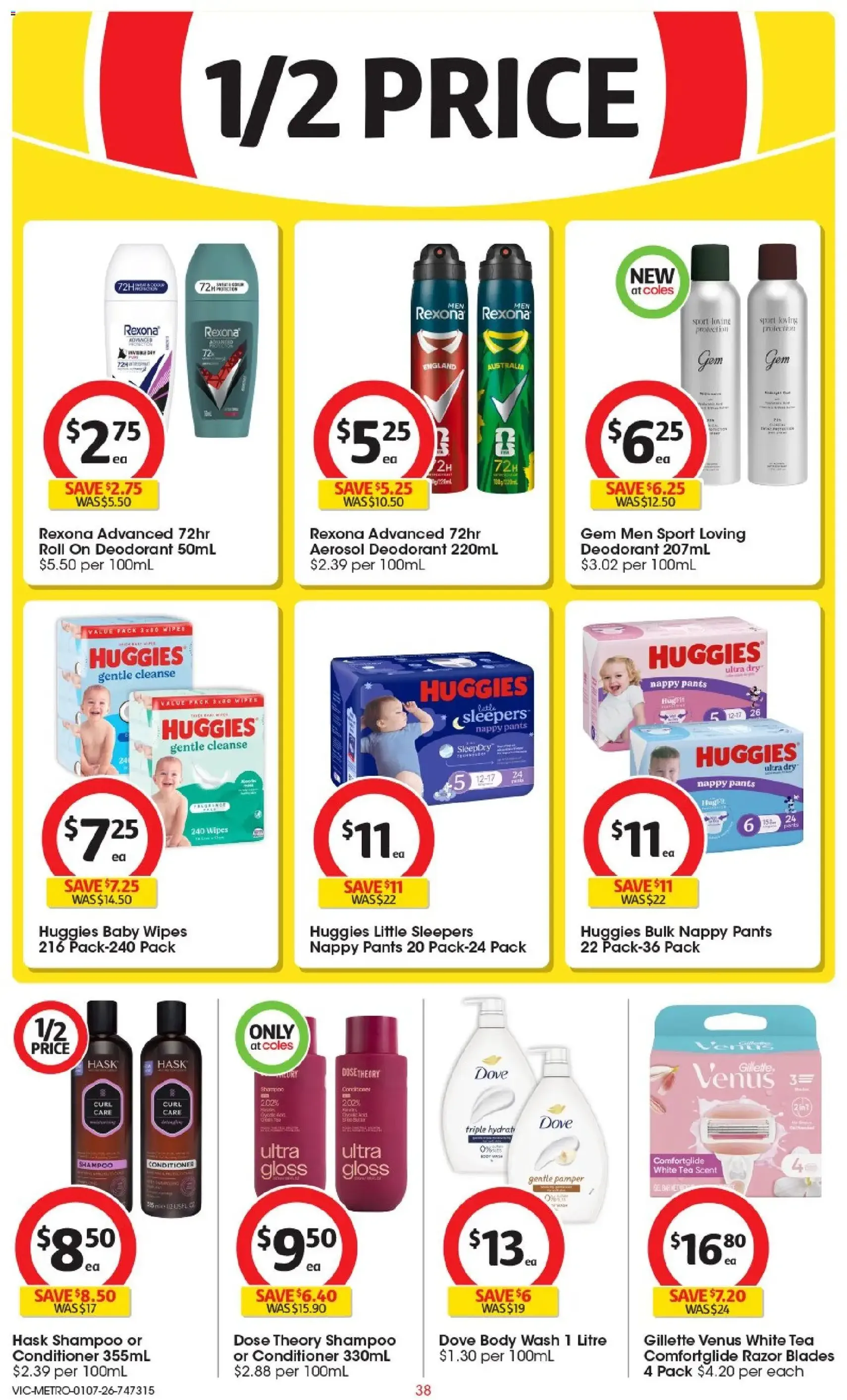 Coles catalogue - valid flyer from 01/07/2026, page 38 of 46
