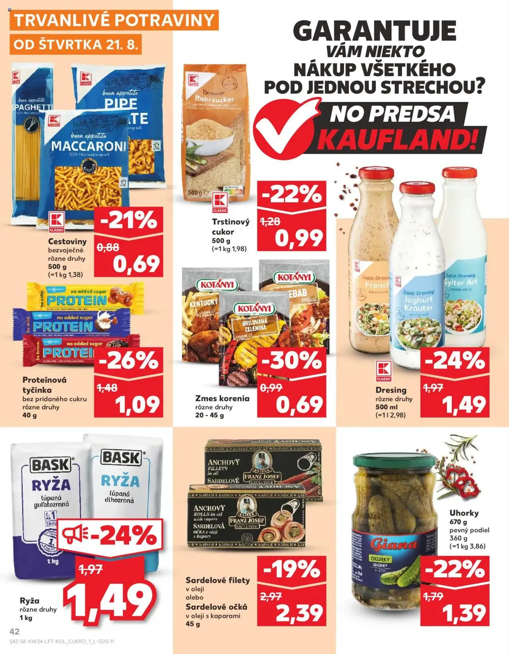 Kaufland SK Bratislava-Devínska Nová Ves - 2025.08.21. érvényes szórólap 42 oldal 78 oldalból