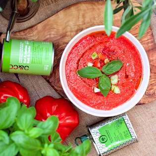 Previsualización de la receta La clásica receta italiana de sopa de tomate