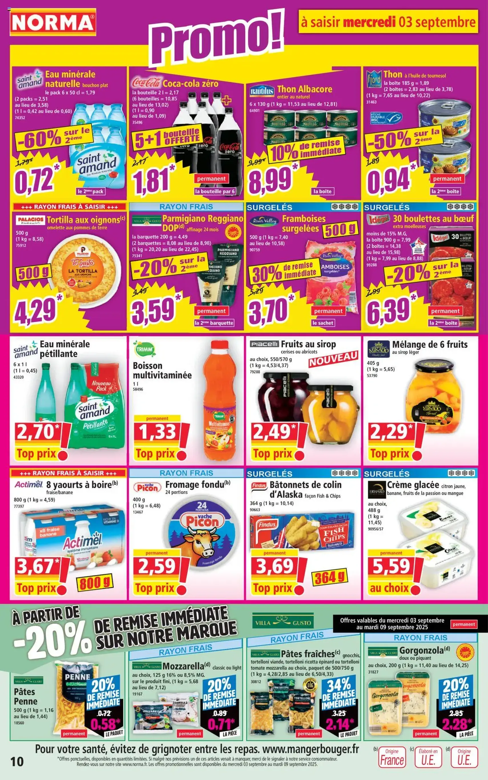 Norma catalogue - brochure valable à partir du 03/09/2025, page 10 sur 14 Norma catalogue - brochure valable à partir du 03/09/2025, page 10 sur 14