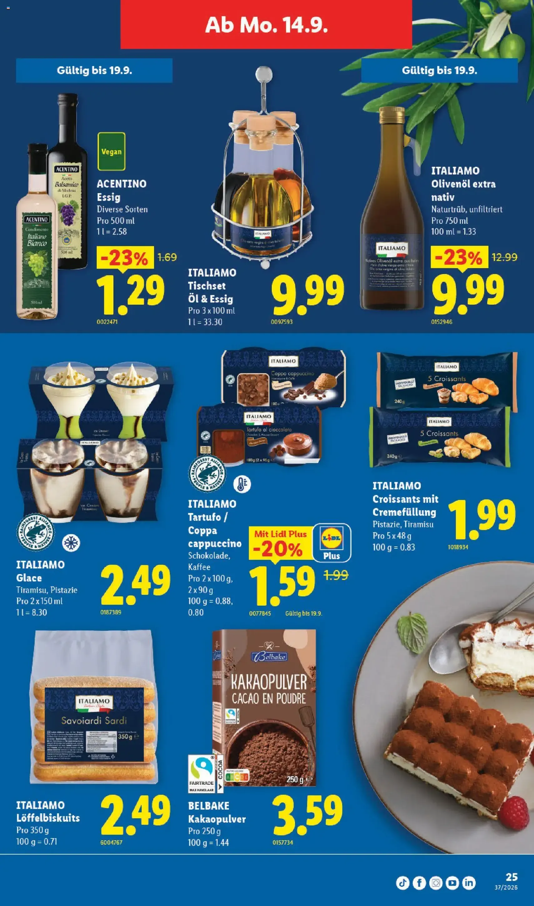 Lidl aktionen - Gültiger Prospekt ab 10.09.2026, Seite 25 von insgesamt 33