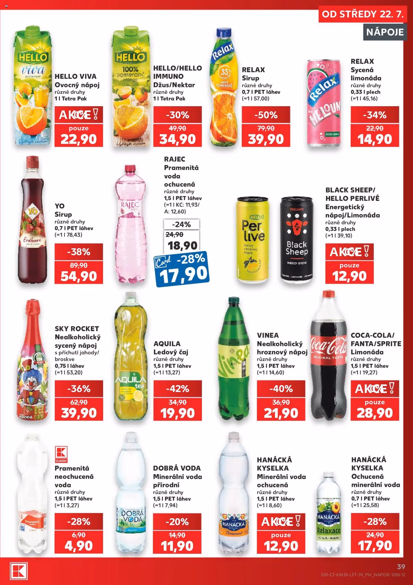 Kaufland leták - platný leták od 22.07.2026 strana 39 z 52