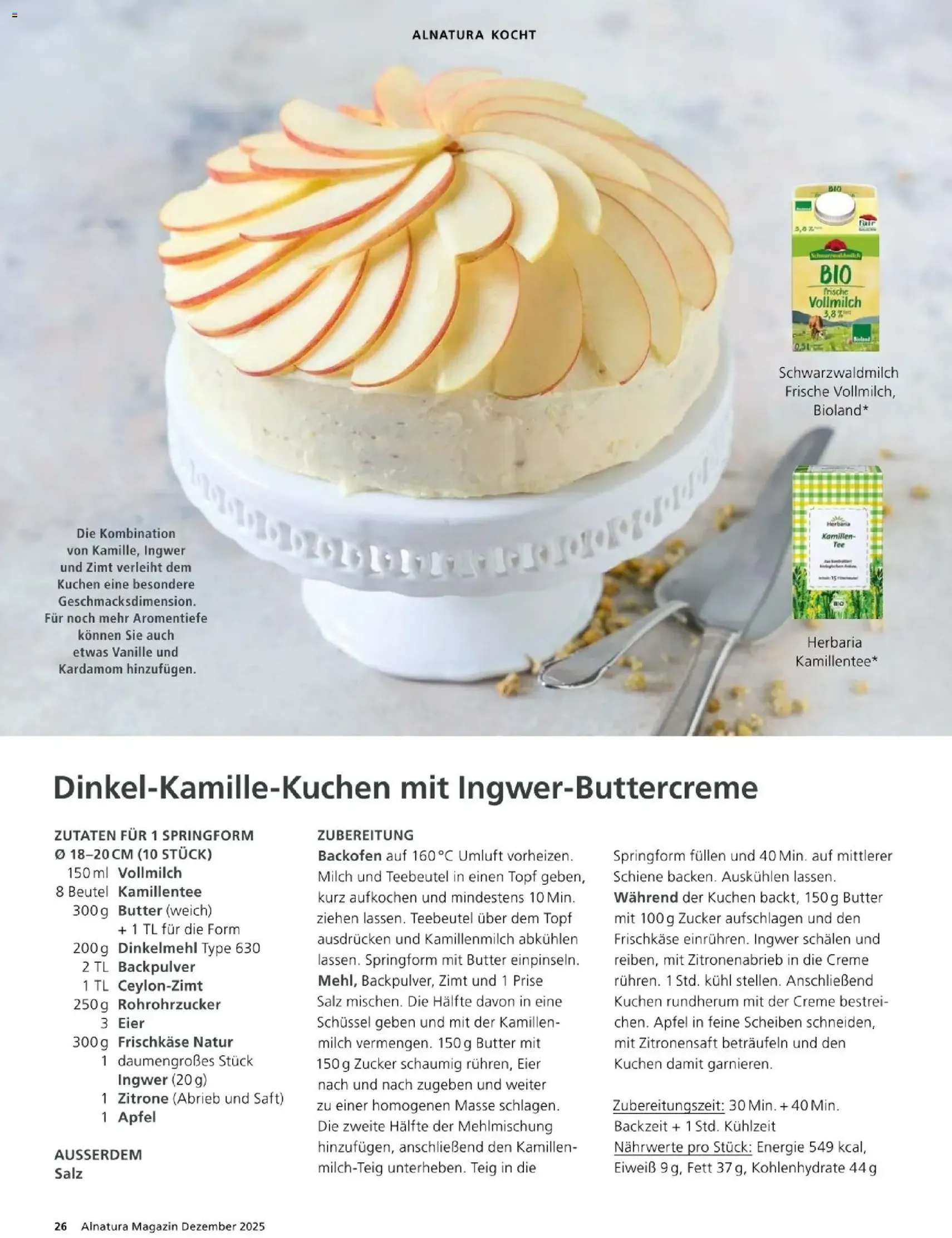 Alnatura Prospekt - Gültiger Prospekt ab 01.12.2025, Seite 26 von insgesamt 64