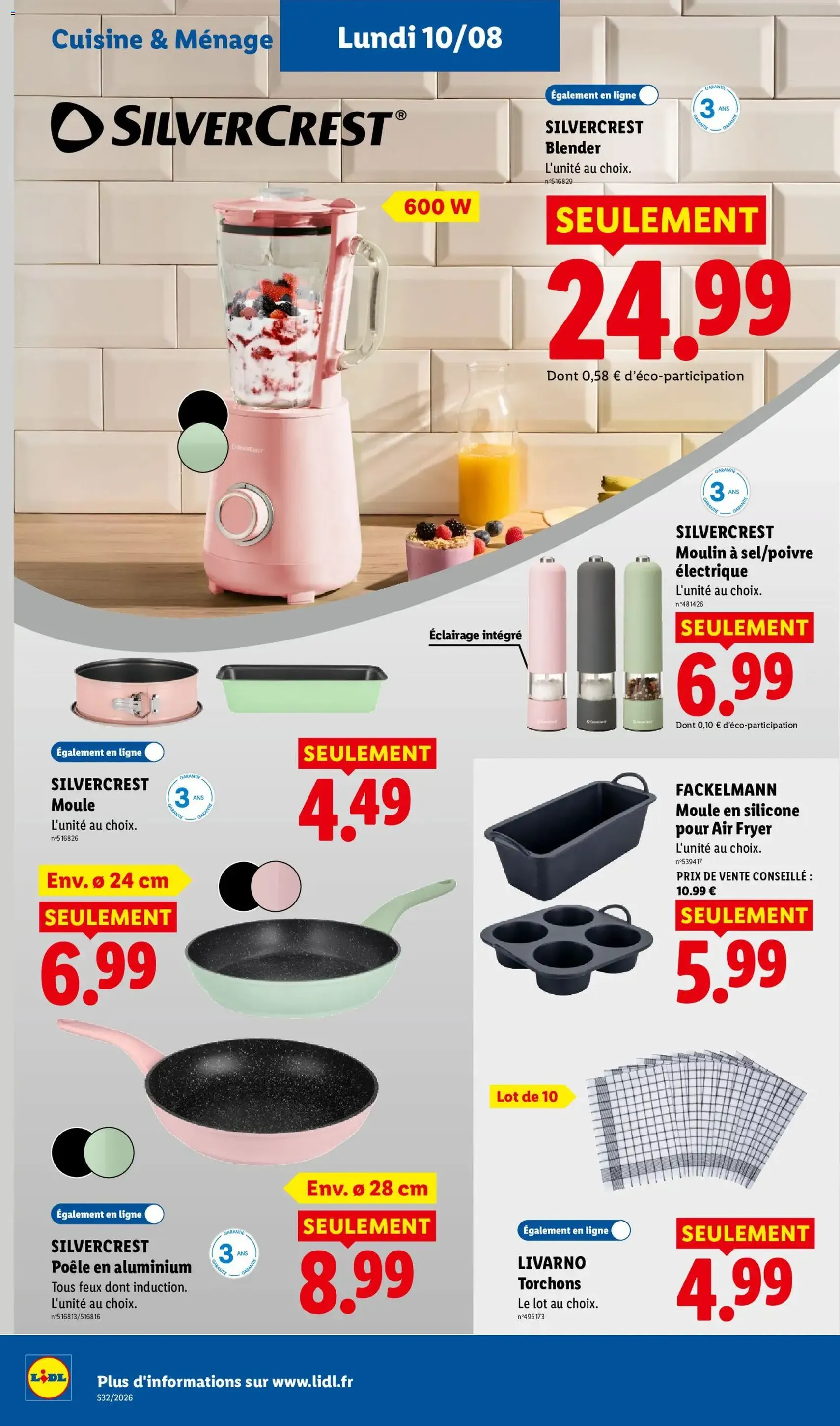 LIDL catalogue - brochure valable à partir du 06/08/2026, page 54 sur 61